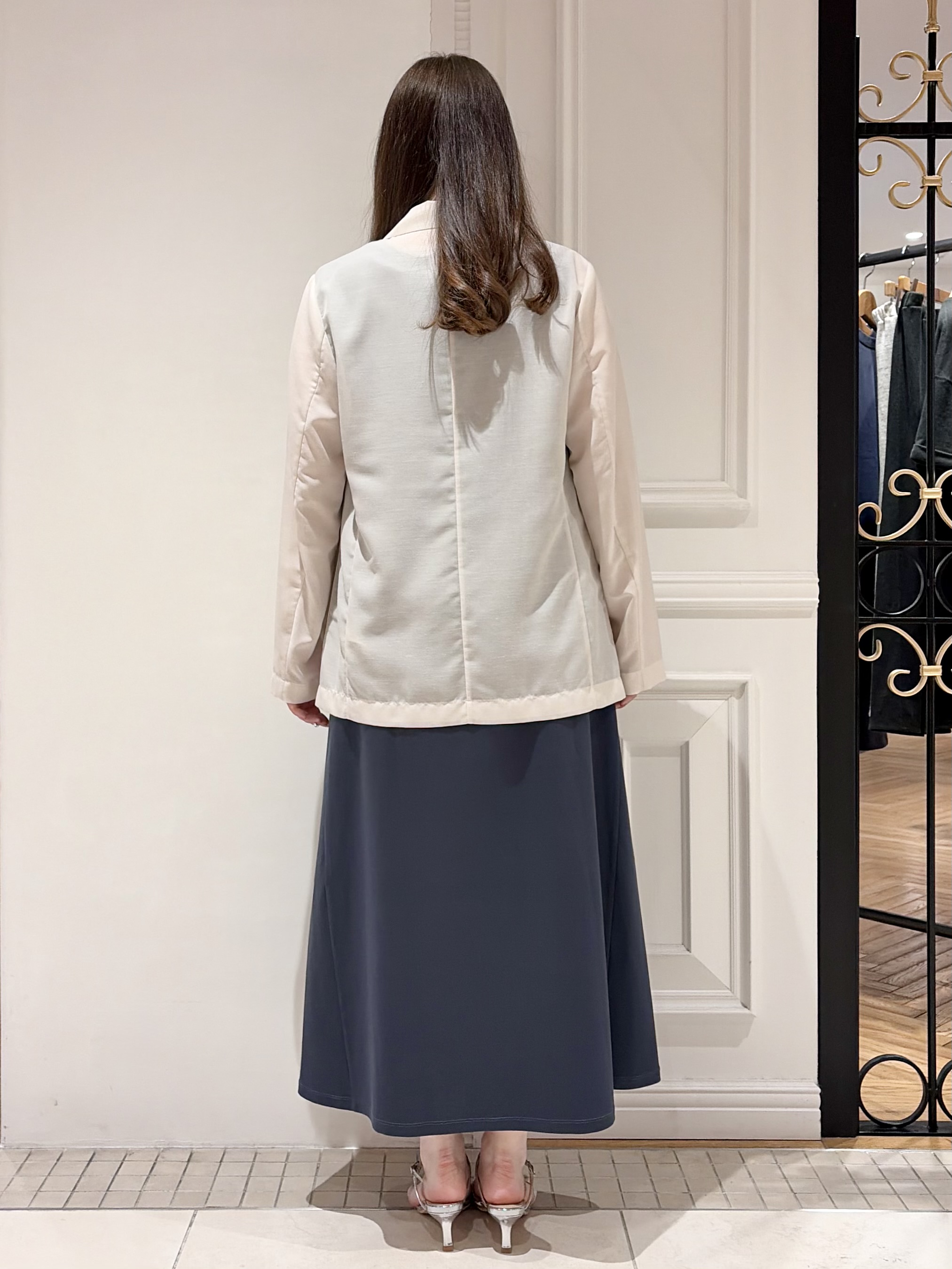 minowaさんの「DRESSTERIOR｜【接触冷感/防シワ機能/ウォッシャブル】クールタッチ リネンブレンドシアージャケット」を使ったコーディネート