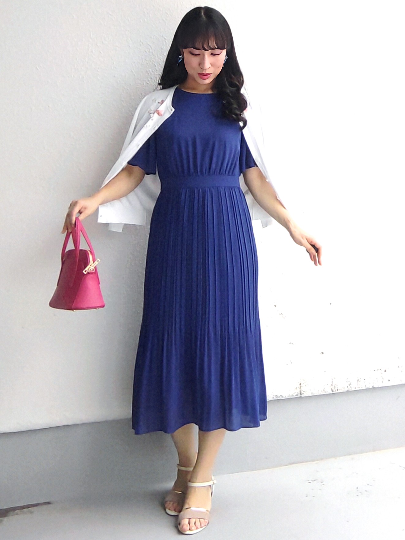 keinaさんの「SunaUna｜【SS～Lサイズ展開／スパンコール・ビジュー・刺繍】クラフトカーディガン」を使ったコーディネート