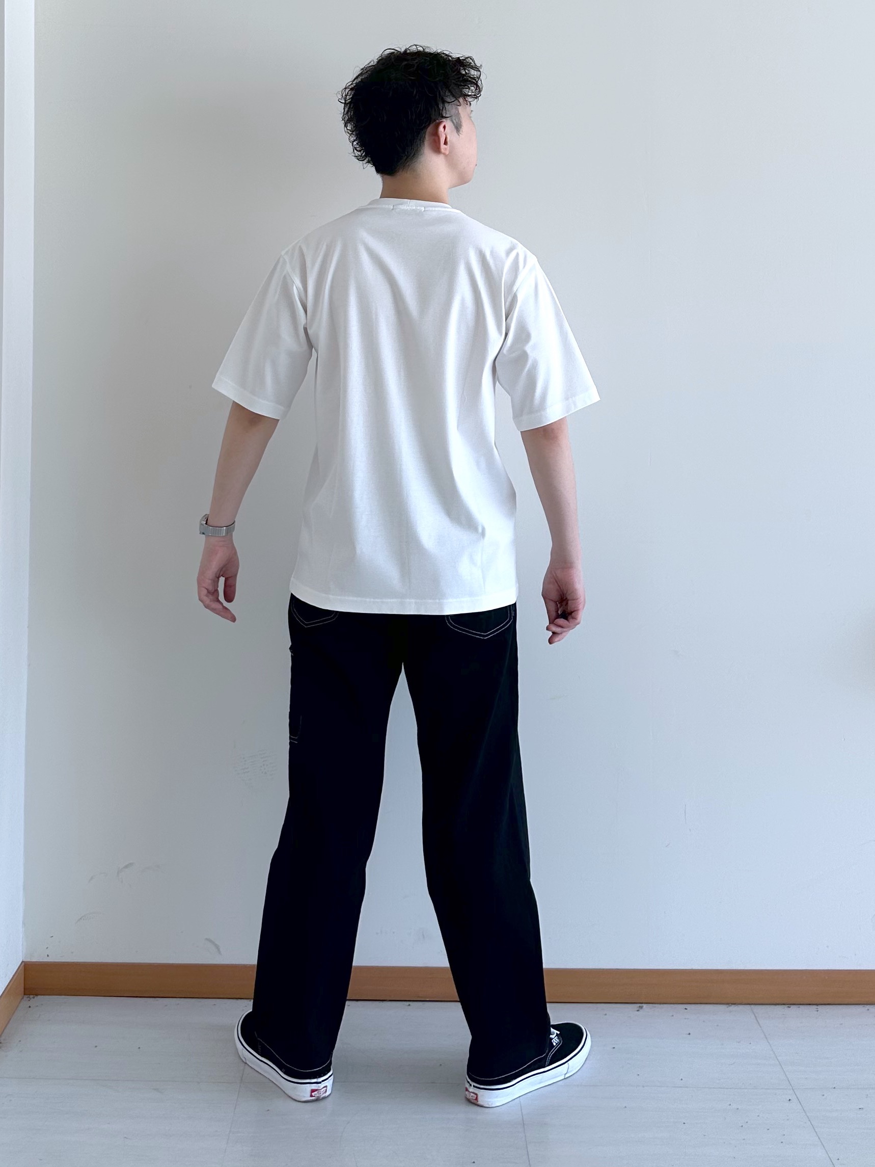 イッシーさんの「TAKEO KIKUCHI｜【BOWLER HAT LABEL】アイスクリアコットンボーラーハットウォーカー 半袖ポケT」を使ったコーディネート