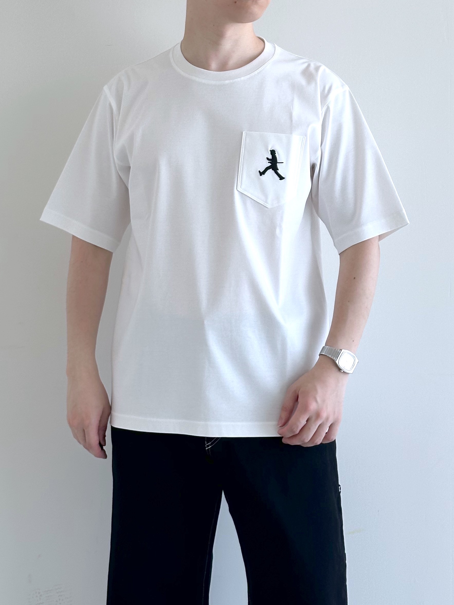イッシーさんの「TAKEO KIKUCHI｜【BOWLER HAT LABEL】アイスクリアコットンボーラーハットウォーカー 半袖ポケT」を使ったコーディネート