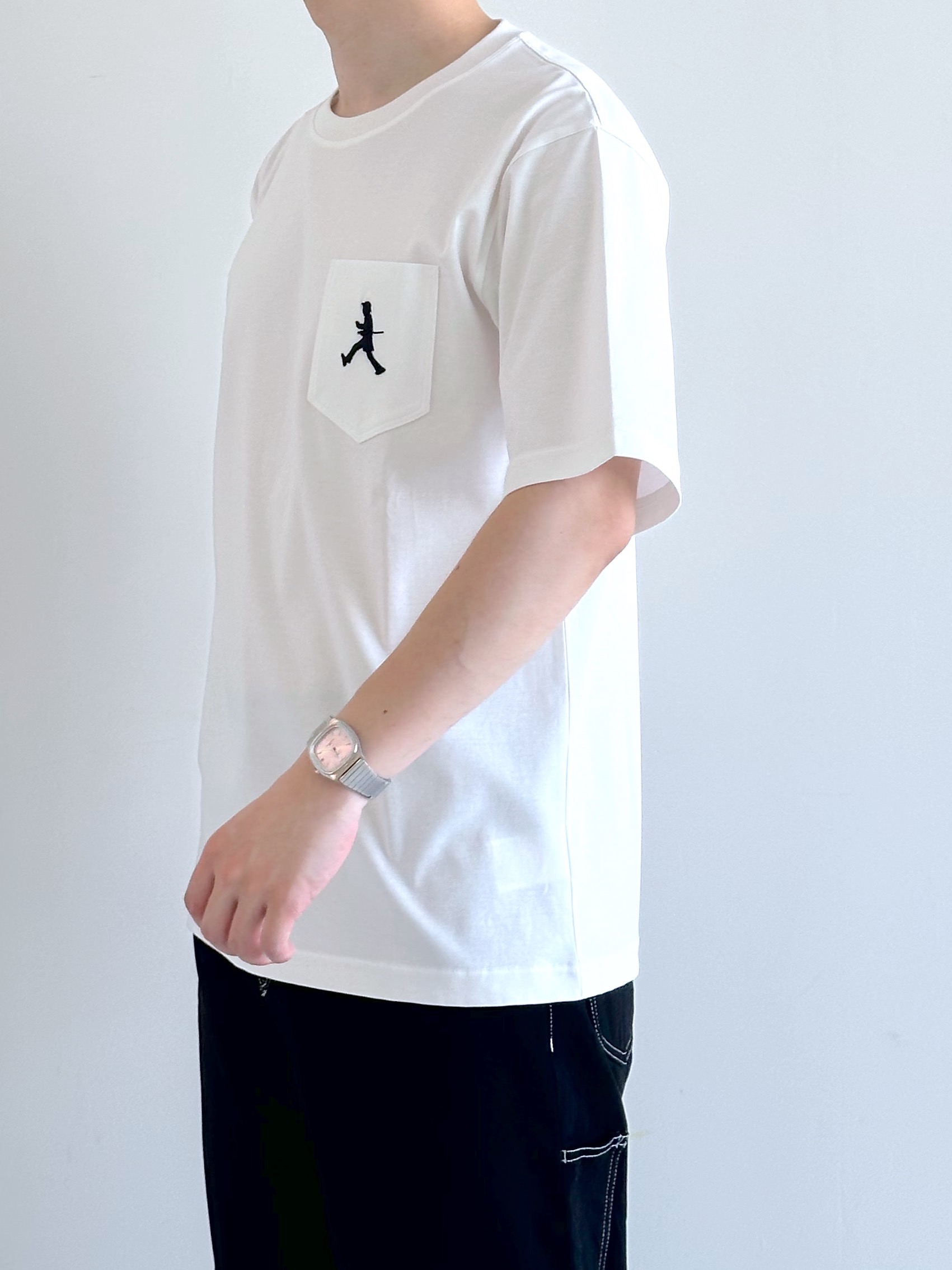 イッシーさんの「TAKEO KIKUCHI｜【BOWLER HAT LABEL】アイスクリアコットンボーラーハットウォーカー 半袖ポケT」を使ったコーディネート