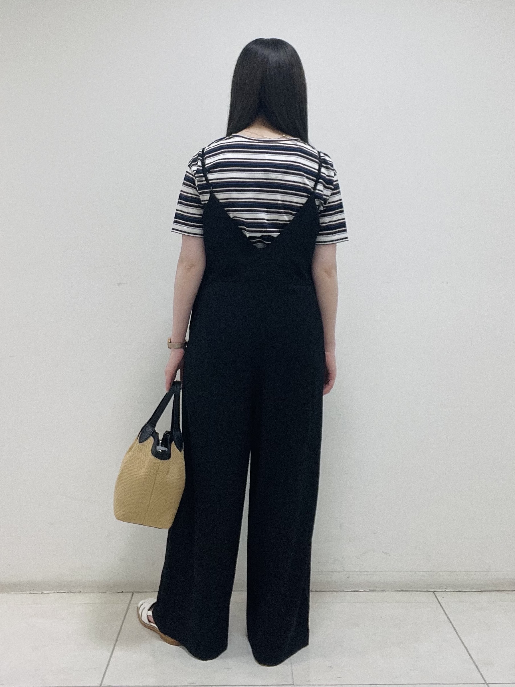 mさんの「INDIVI｜【着る日傘】キャミソールサロペット」を使ったコーディネート