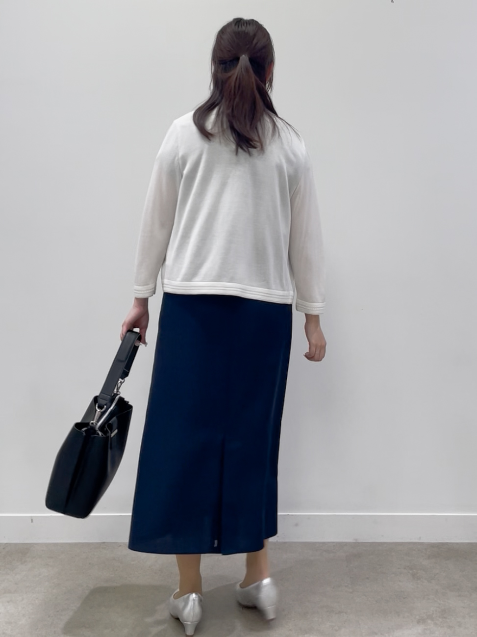 yukariさんの「Reflect｜七分袖ニットカーディガン」を使ったコーディネート
