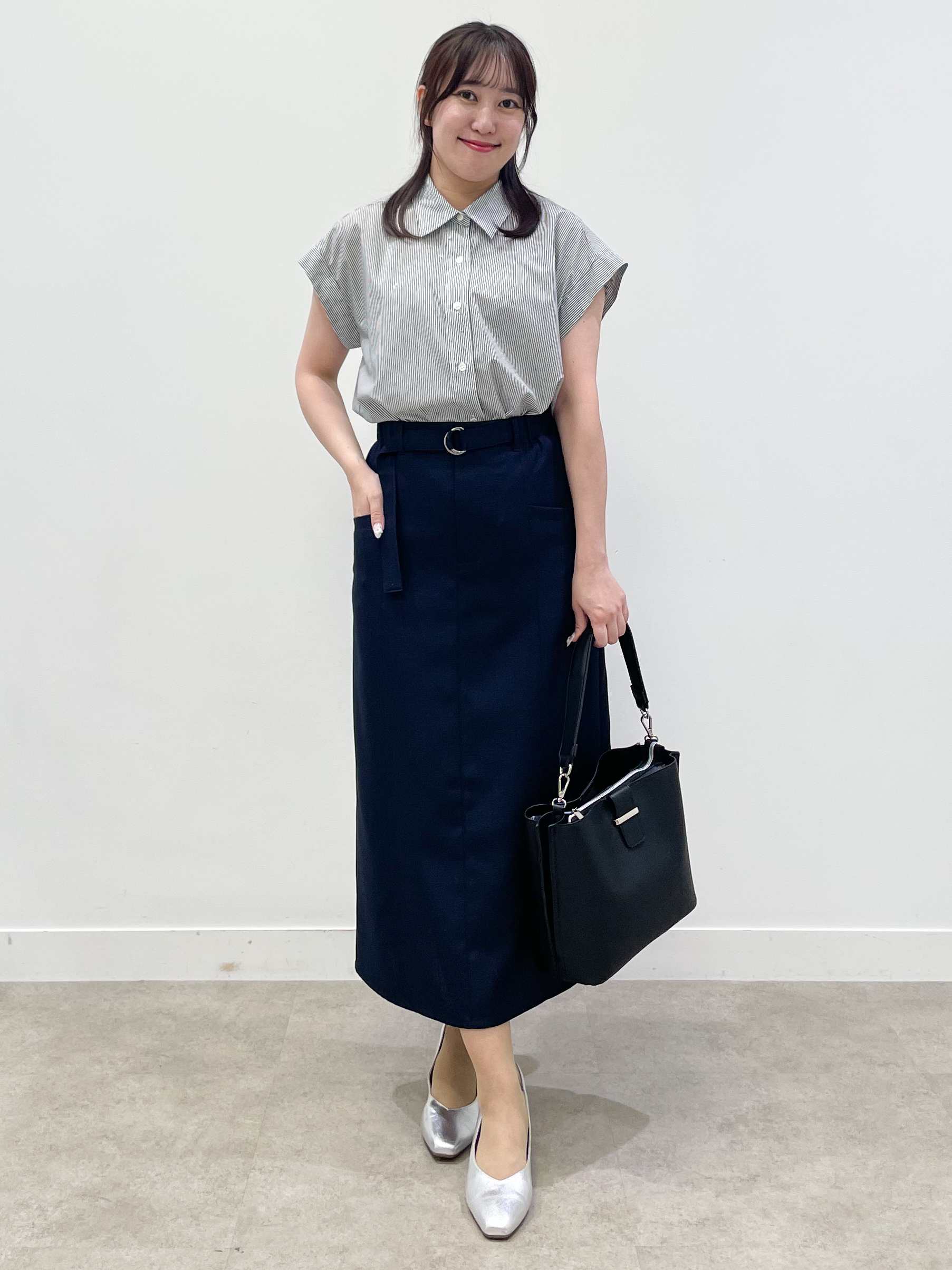 yukariさんの「Reflect｜七分袖ニットカーディガン」を使ったコーディネート