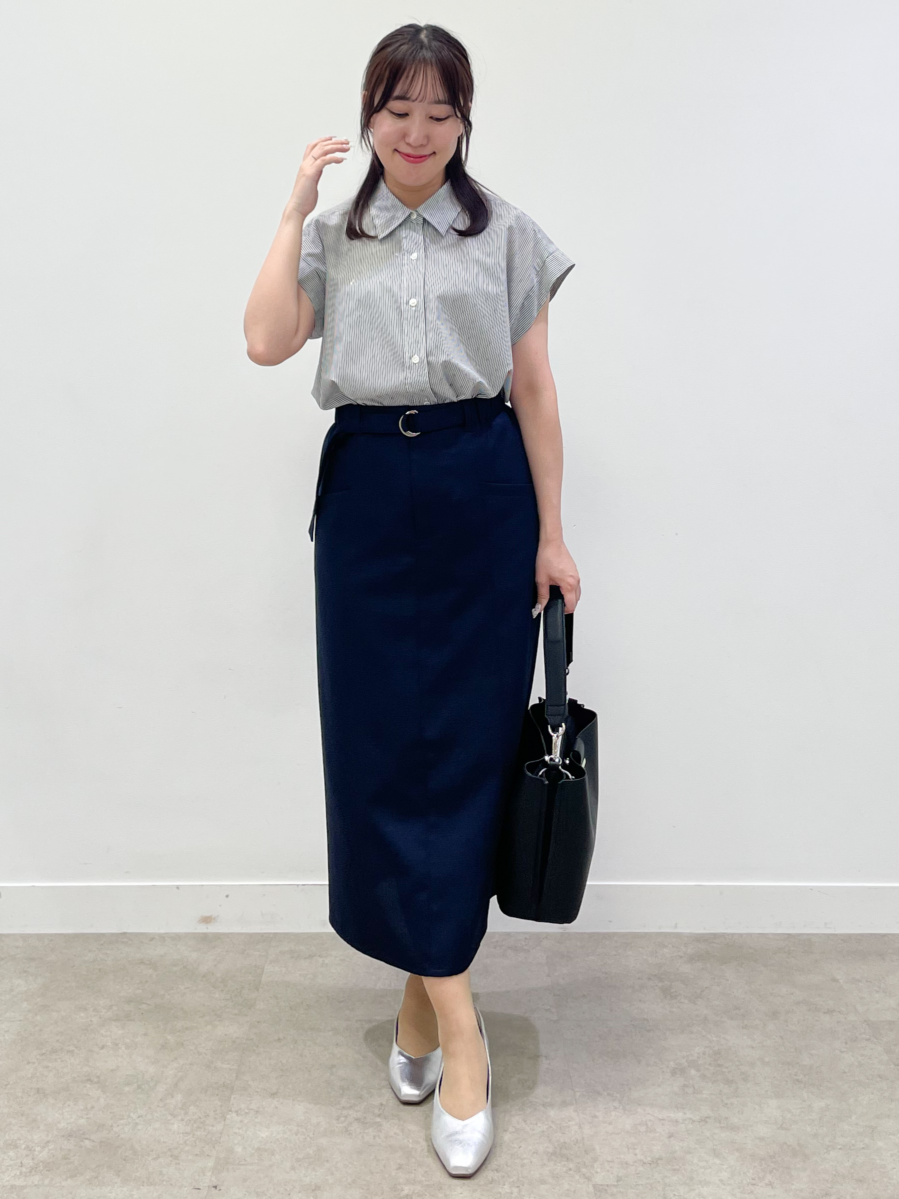 yukariさんの「Reflect｜七分袖ニットカーディガン」を使ったコーディネート