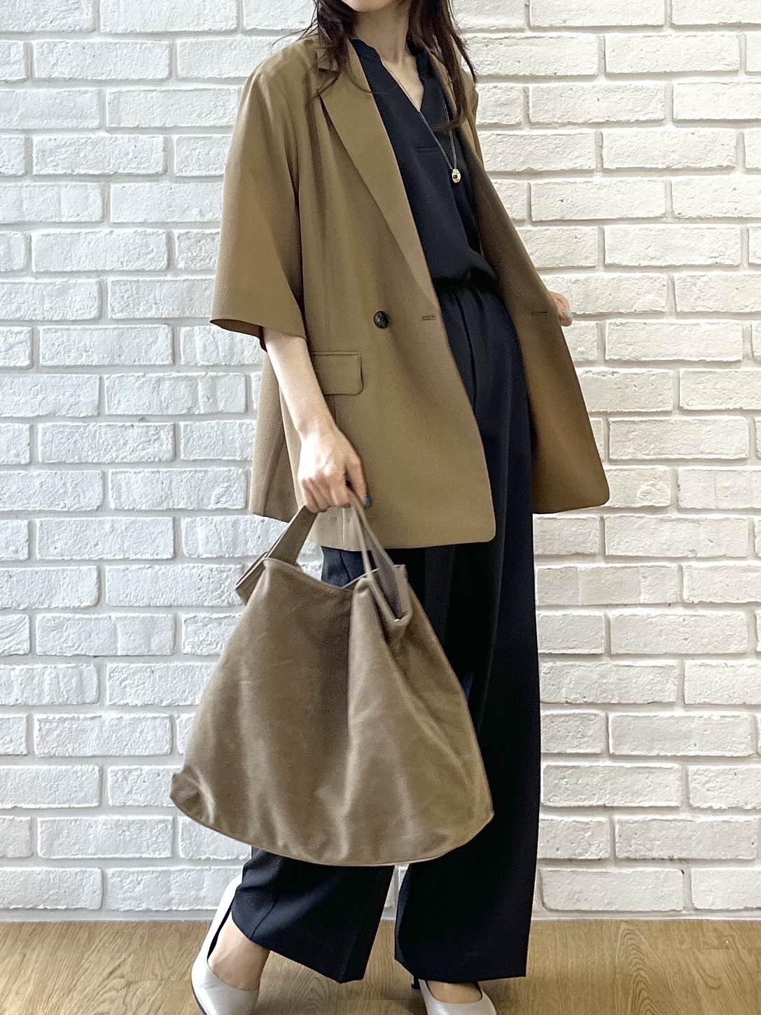 Miwaさんの「UNTITLED｜【ステンレスチェーン】モダンビーンズトップ」を使ったコーディネート