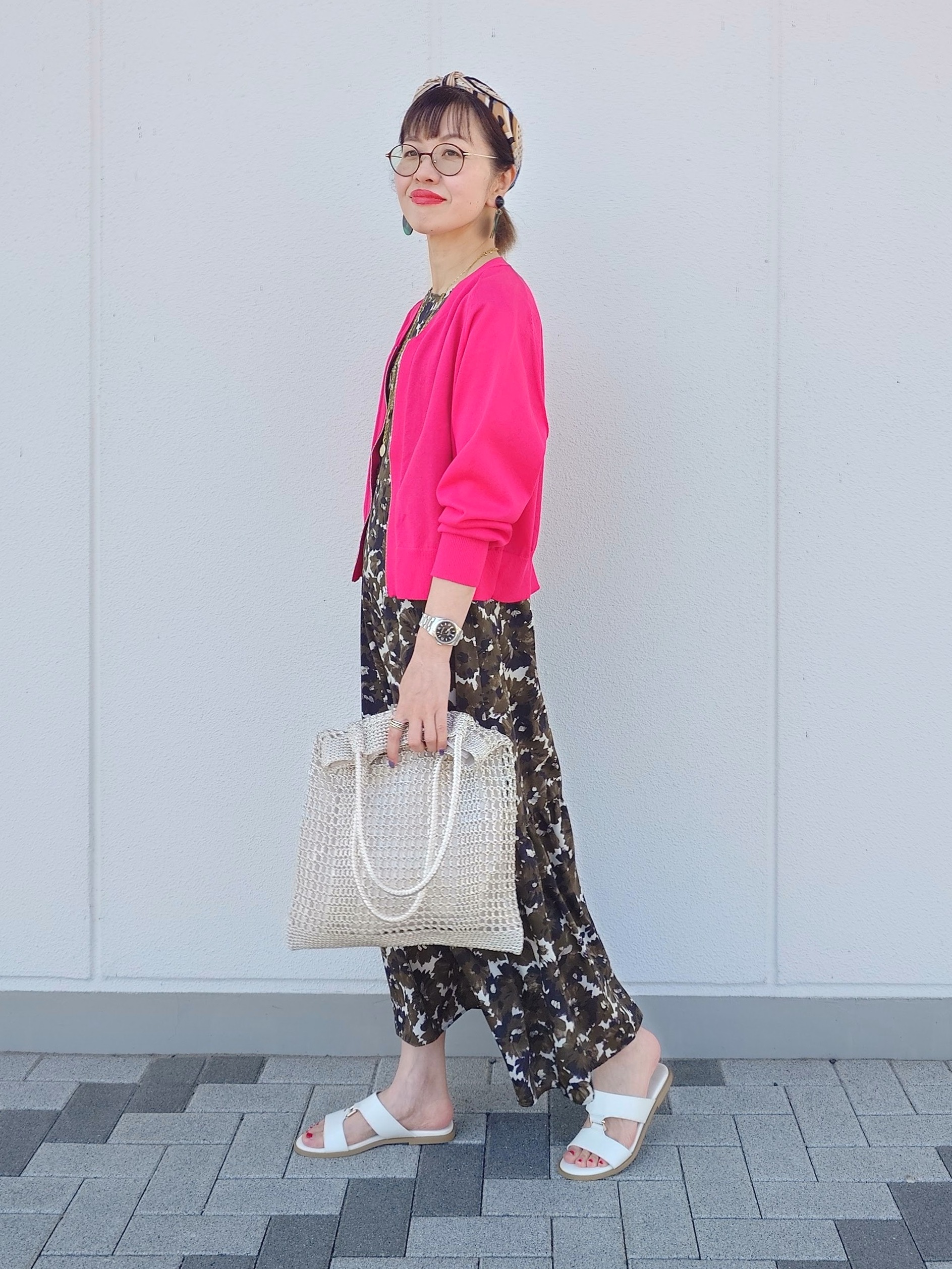 MUTSUKOさんの「UNTITLED｜【アンサンブル可/日除け・冷房対策】シアーレーヨンZIPカーディガン」を使ったコーディネート
