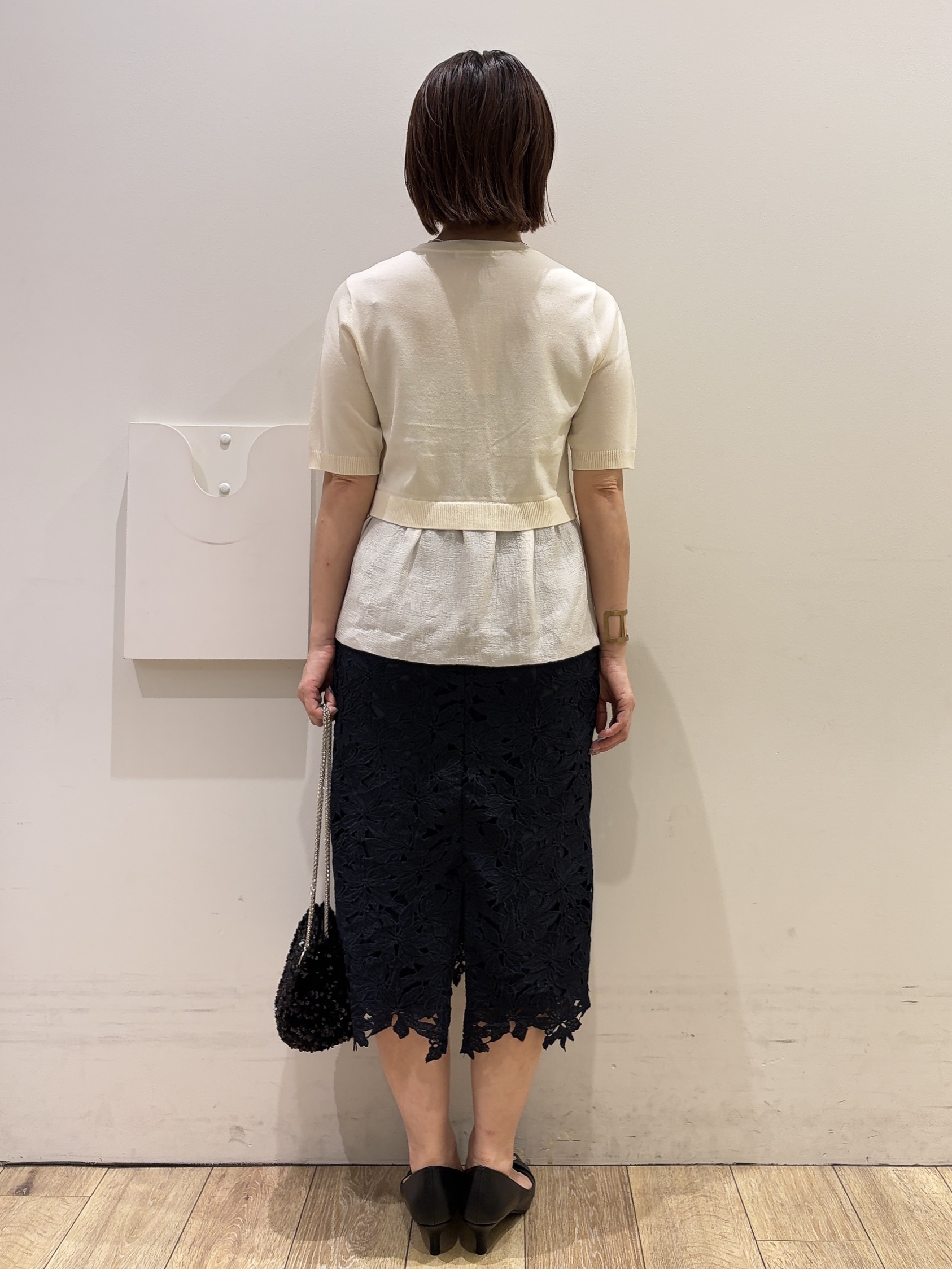 YUKOさんの「index｜クロスオーバルメタルリング」を使ったコーディネート