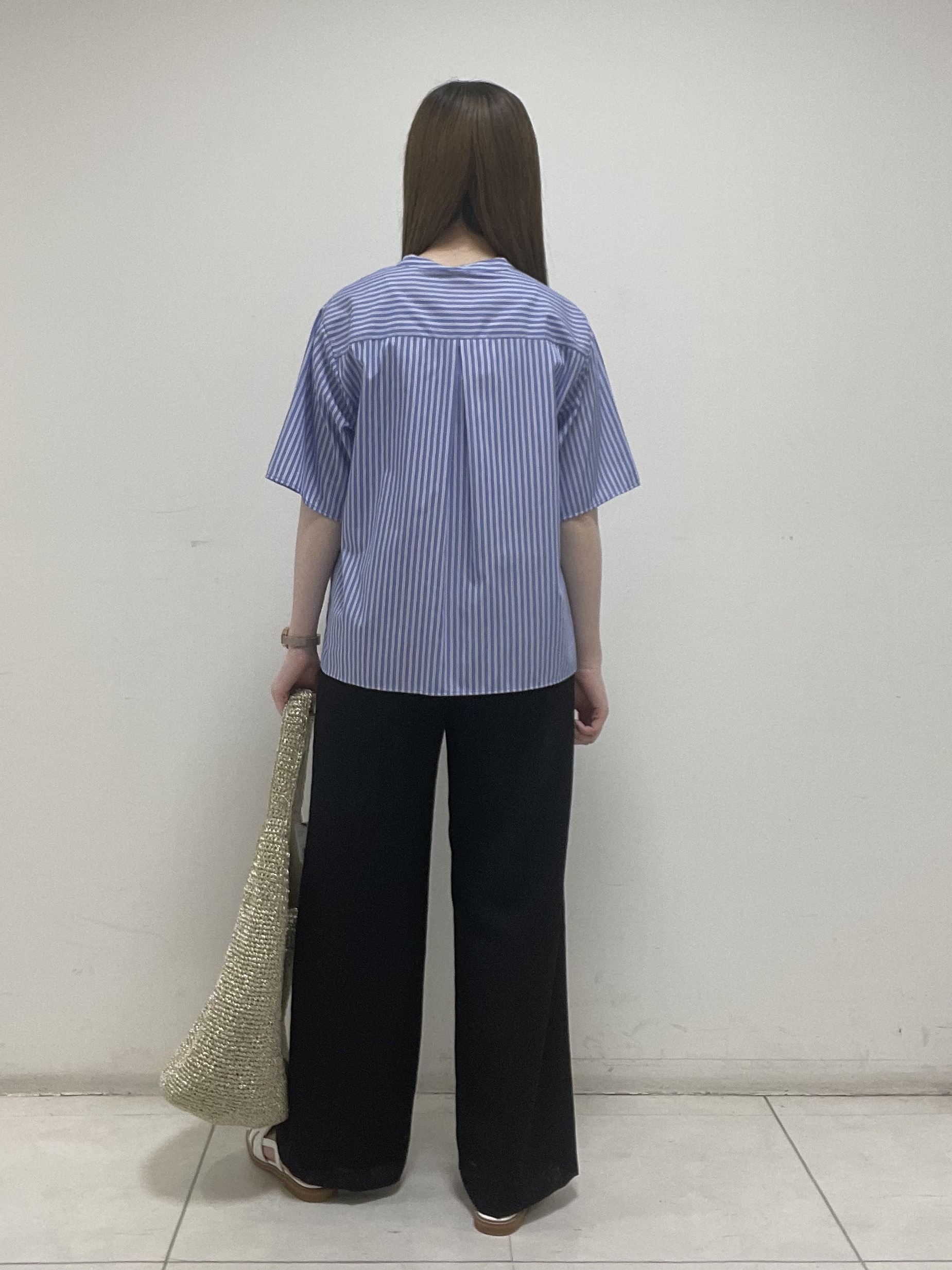 mさんの「INDIVI｜【UVケア／吸汗速乾／着映え】フリルピンタックブラウス」を使ったコーディネート