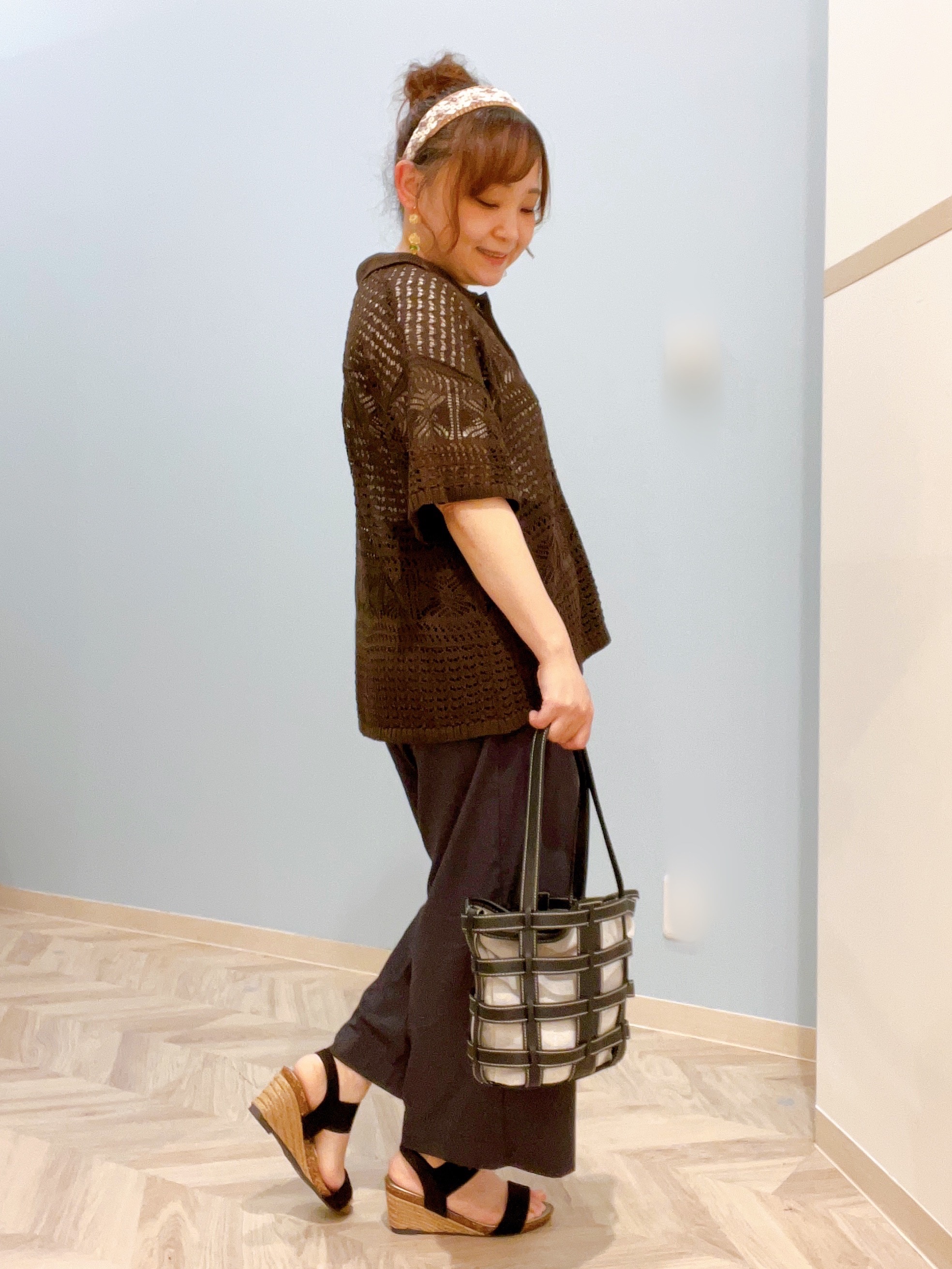 kitaさんの「SHOO･LA･RUE｜レースニットカーディガン」を使ったコーディネート