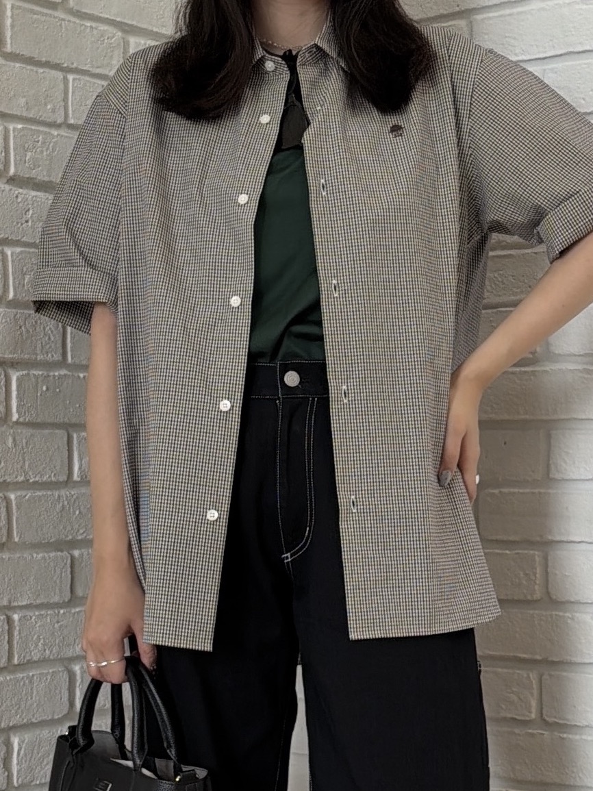 Akutagawaさんの「TAKEO KIKUCHI｜【日本製】ワンポイント刺繍 半袖Tシャツ」を使ったコーディネート