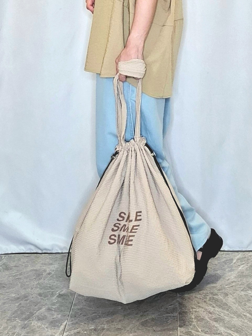 ぬーさんの「SHOO･LA･RUE｜【洗濯機可/セットアップ可】軽凛(かろりん) ひんやり切替コクーントップス」を使ったコーディネート