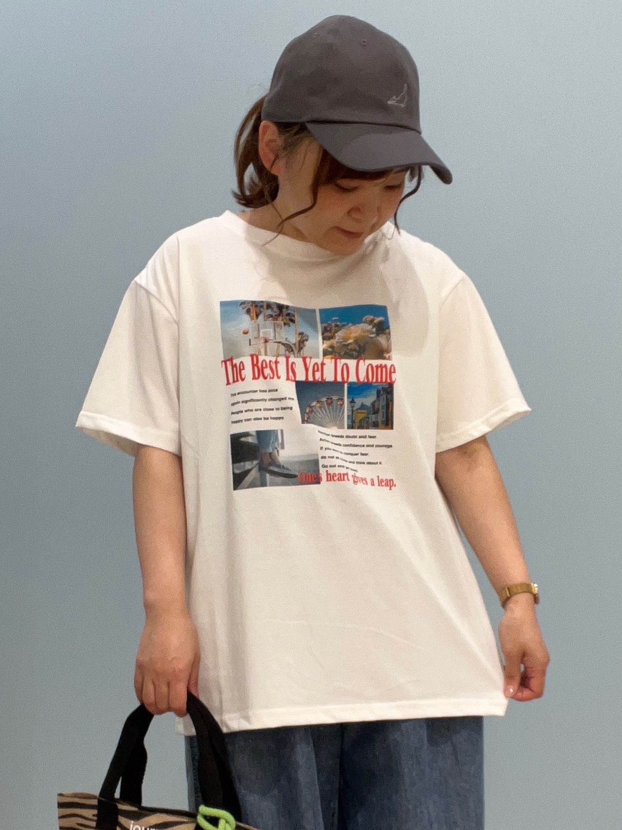 kitaさんの「SHOO･LA･RUE｜【セットアップ可/S-LL】ライトオンスデニム 5分袖シャツ」を使ったコーディネート