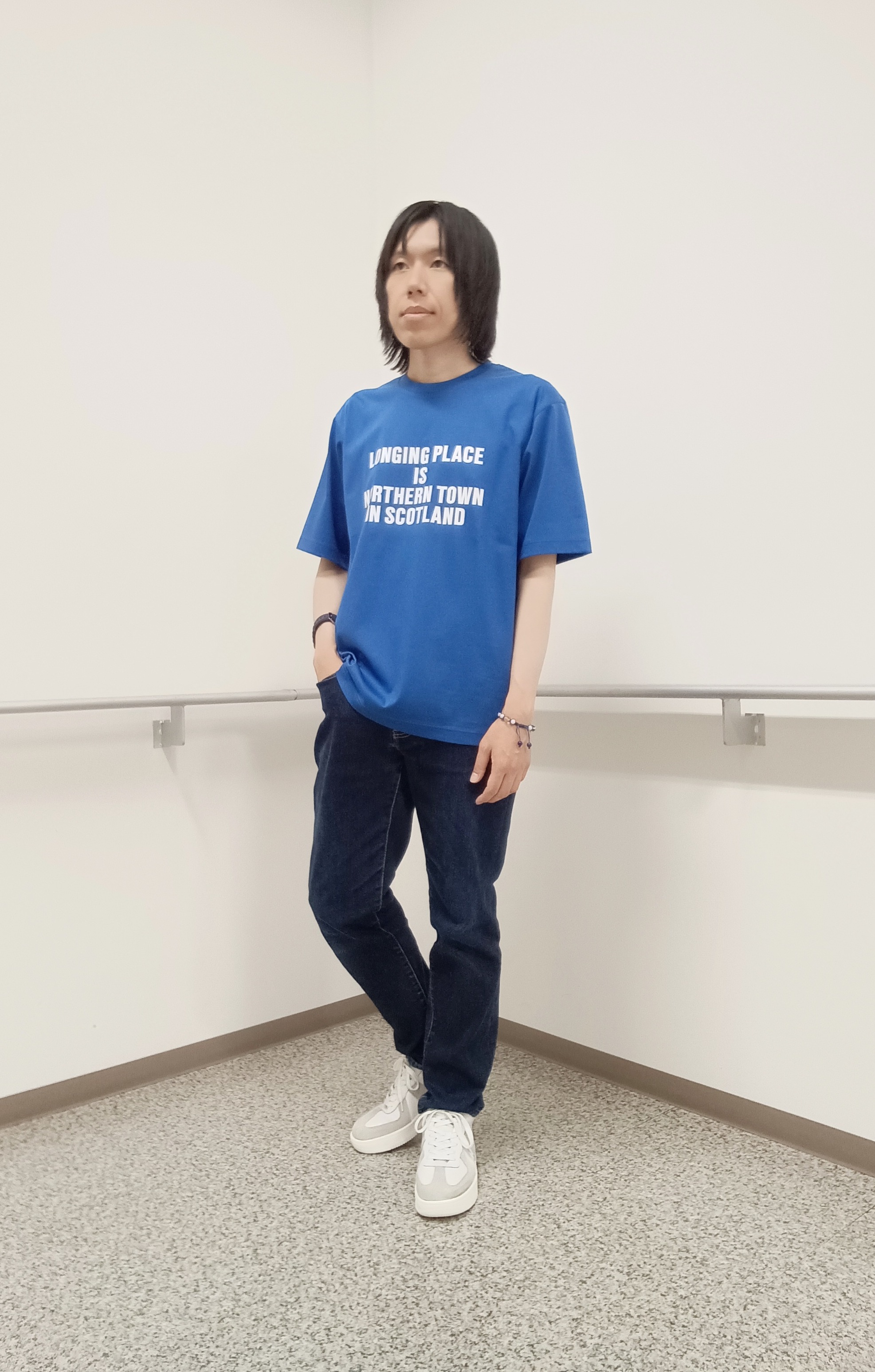 moritaさんの「TAKEO KIKUCHI｜【BOWLER HAT LABEL】アイスクリアコットン バッククロスピストル 半袖Tシャツ」を使ったコーディネート