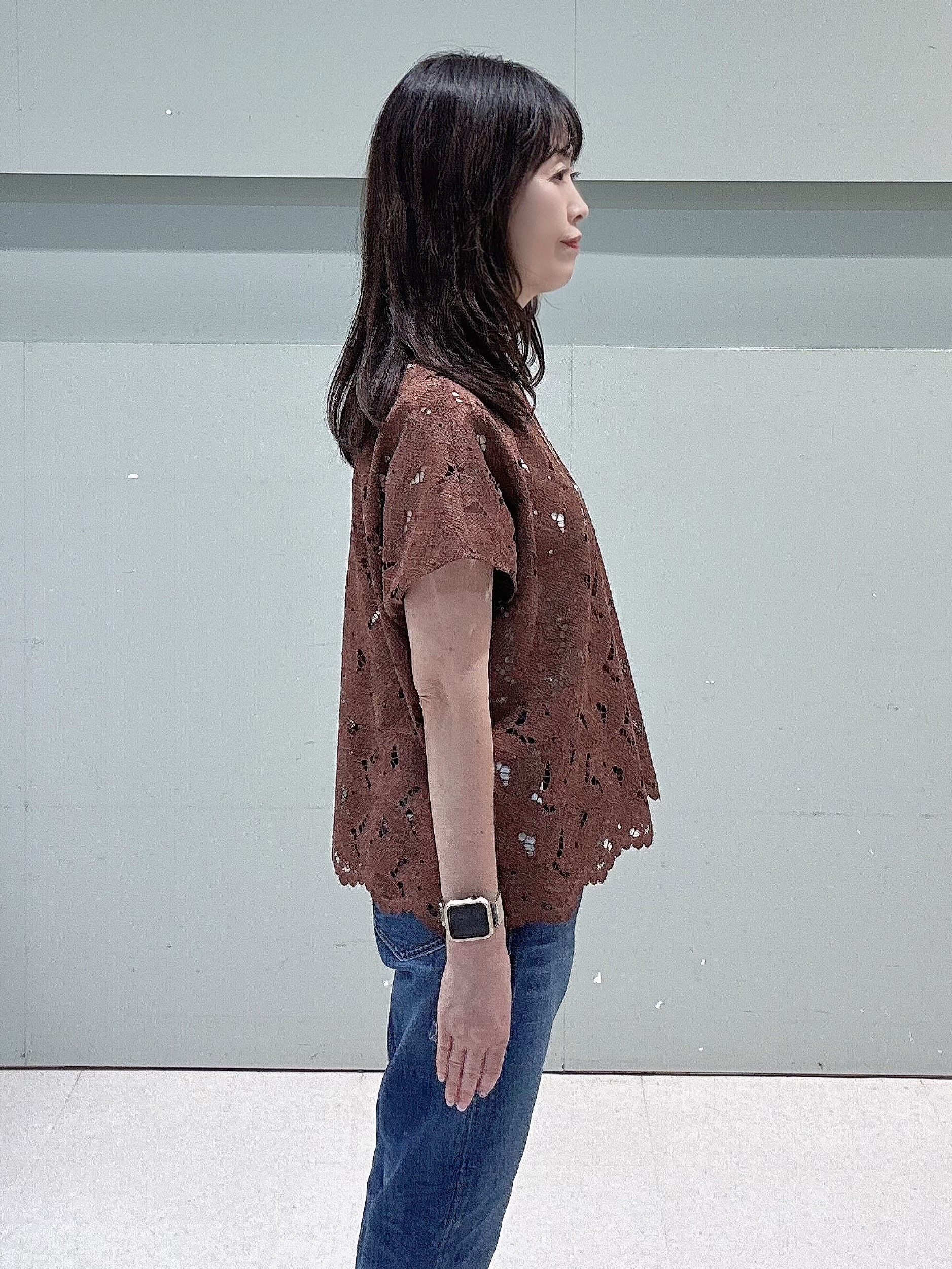 makiさんの「UNTITLED｜【ステンレスチェーン】モダンビーンズトップ」を使ったコーディネート