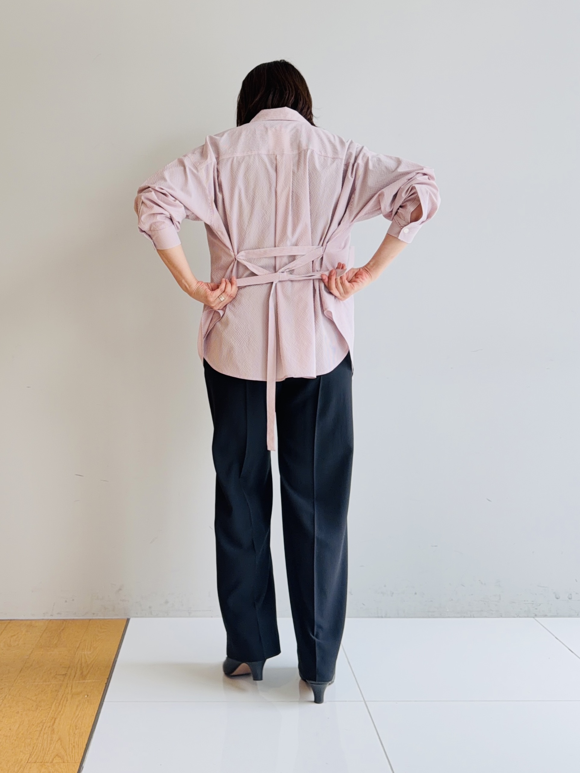 murayamaさんの「INDIVI｜【汗ジミ防止／褒められTシャツ】上品カジュアル！ドルマンTシャツ」を使ったコーディネート