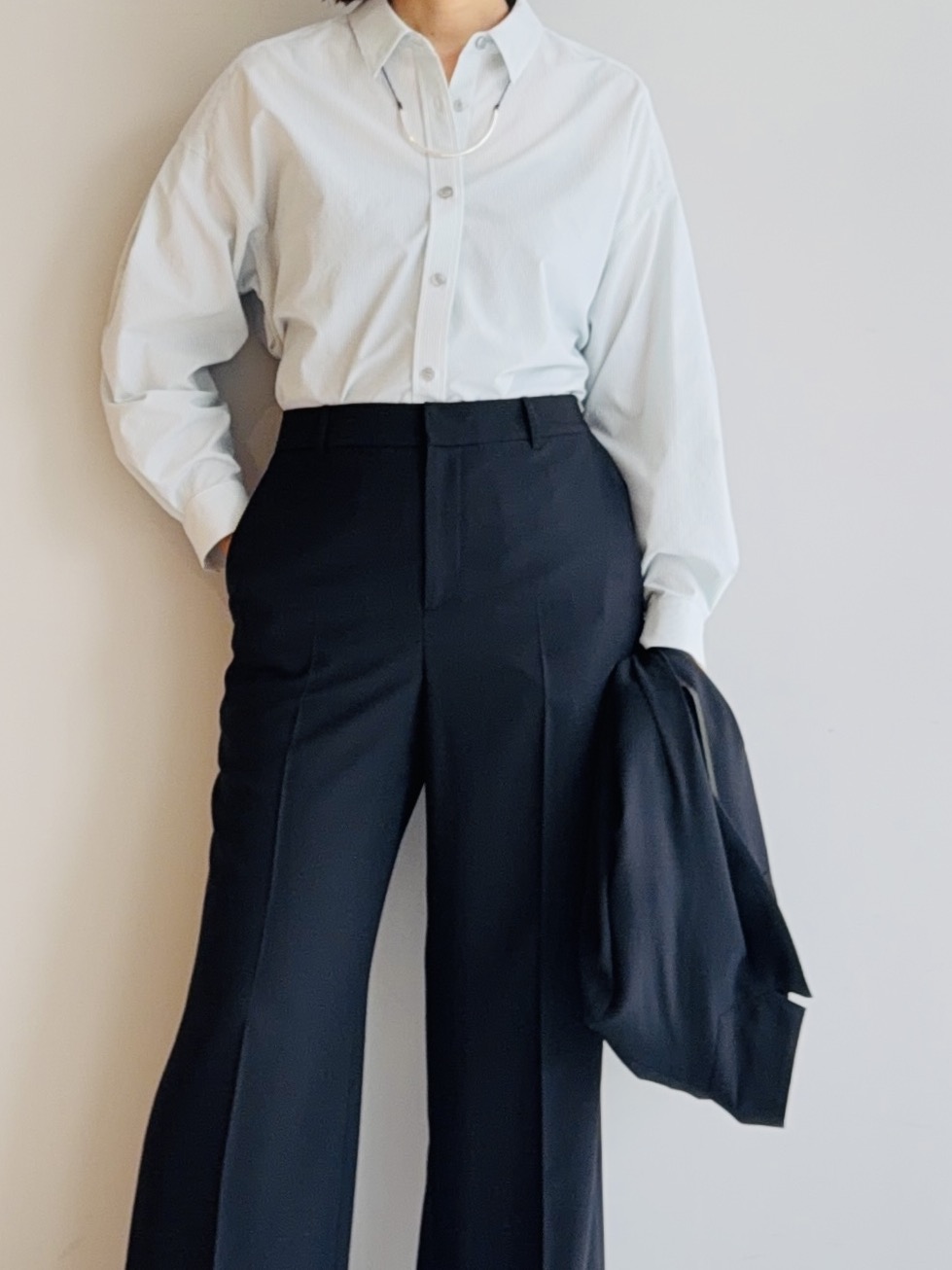 murayamaさんの「INDIVI｜【ラム革／美脚／通勤】レザーパンプス」を使ったコーディネート
