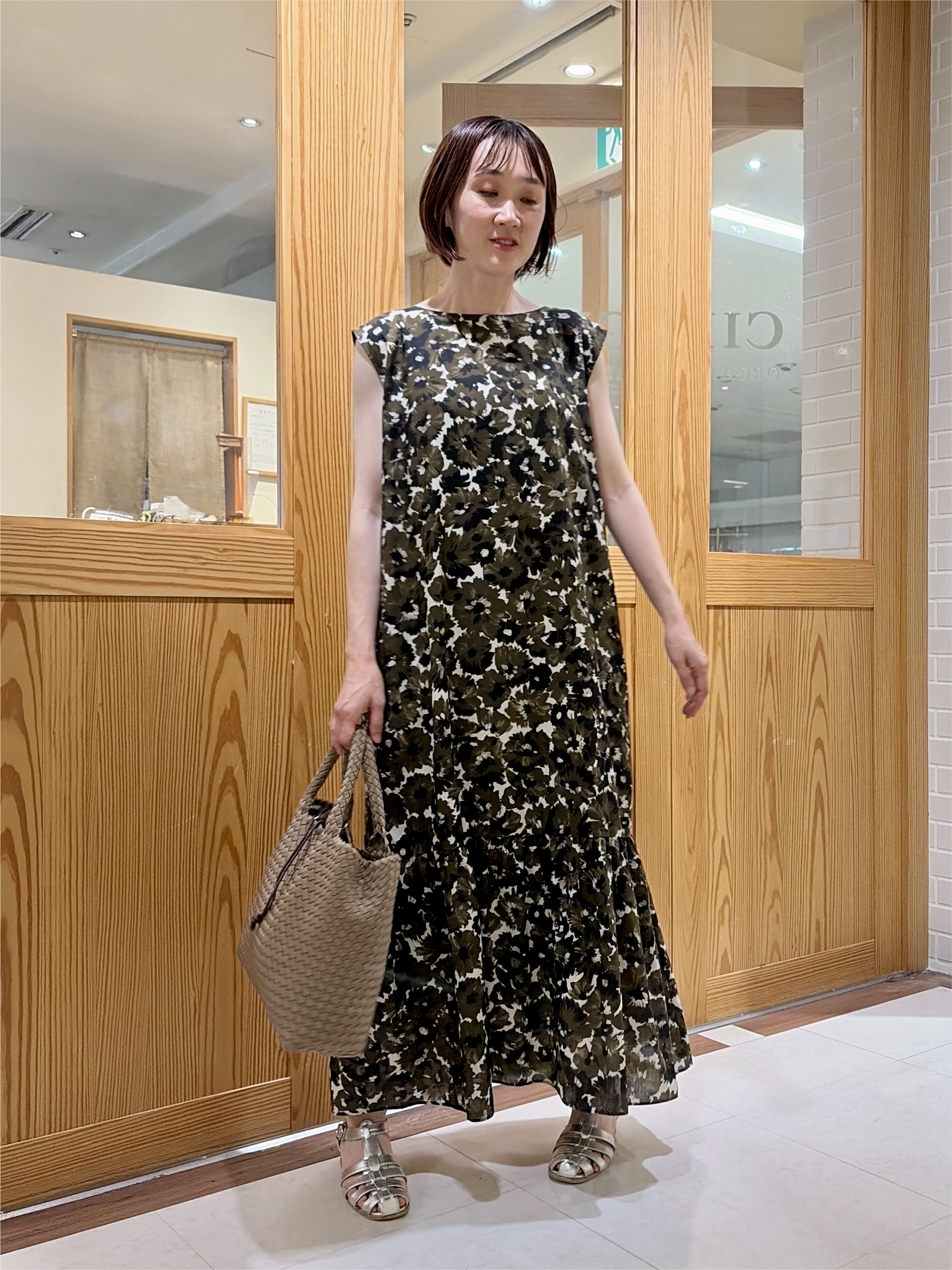 ゆうさんの「UNTITLED｜【シワになりにくい/セットアップ可/接触冷感】ハーフスリーブジャケット」を使ったコーディネート