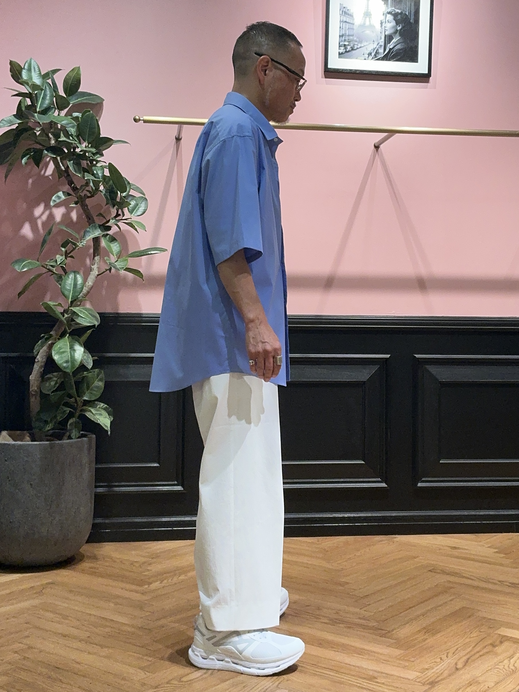 torigoeさんの「DRESSTERIOR｜【干場義雅&times;DRESSTERIOR】シドグラスシャツ」を使ったコーディネート