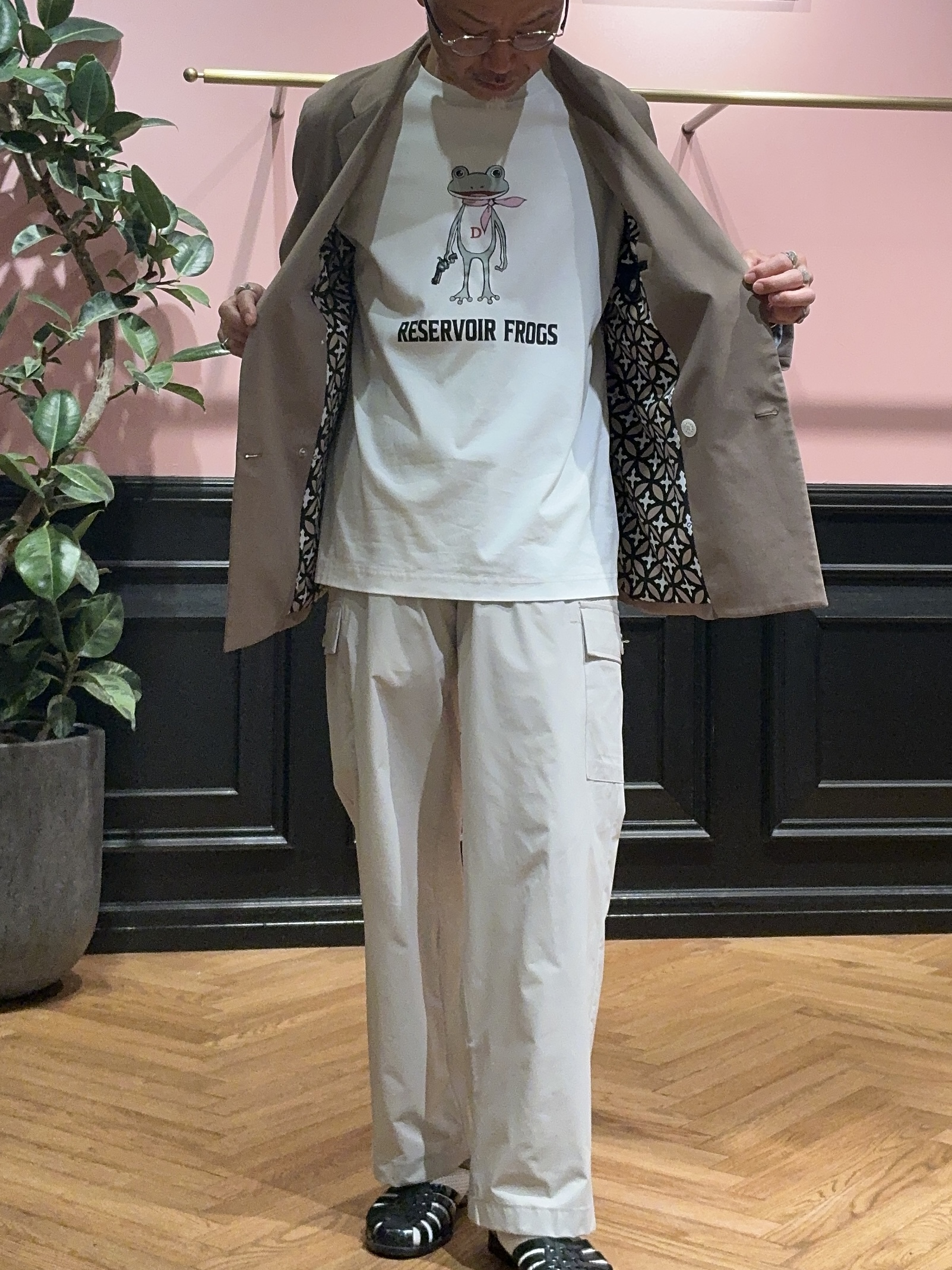 torigoeさんの「DRESSTERIOR｜【セットアップ可】クールタッチ クイックドライ イージージャケット」を使ったコーディネート