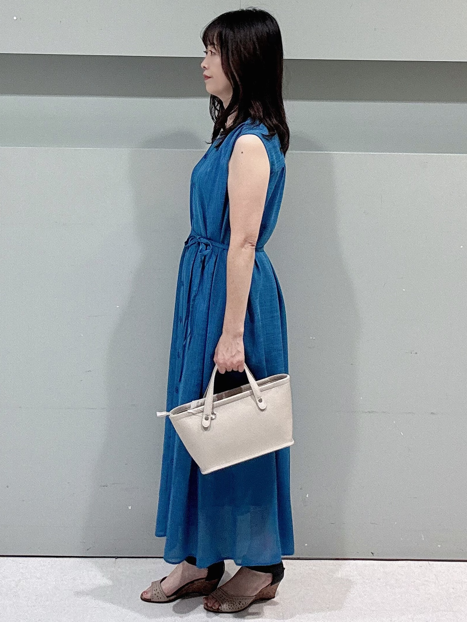makiさんの「UNTITLED｜【9色展開/アンサンブル可】コットンクルーネックカーディガン」を使ったコーディネート