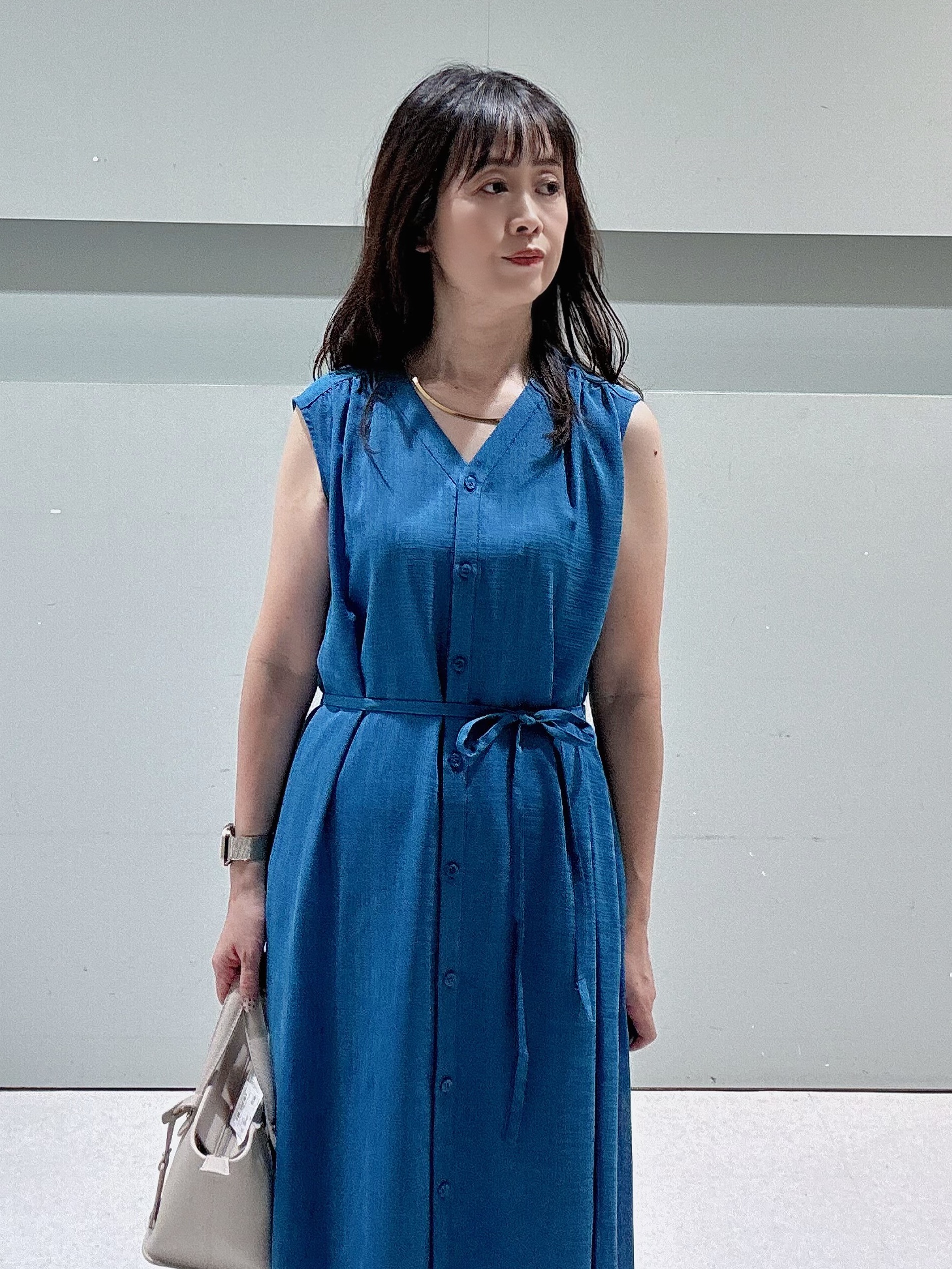 makiさんの「UNTITLED｜【9色展開/アンサンブル可】コットンクルーネックカーディガン」を使ったコーディネート