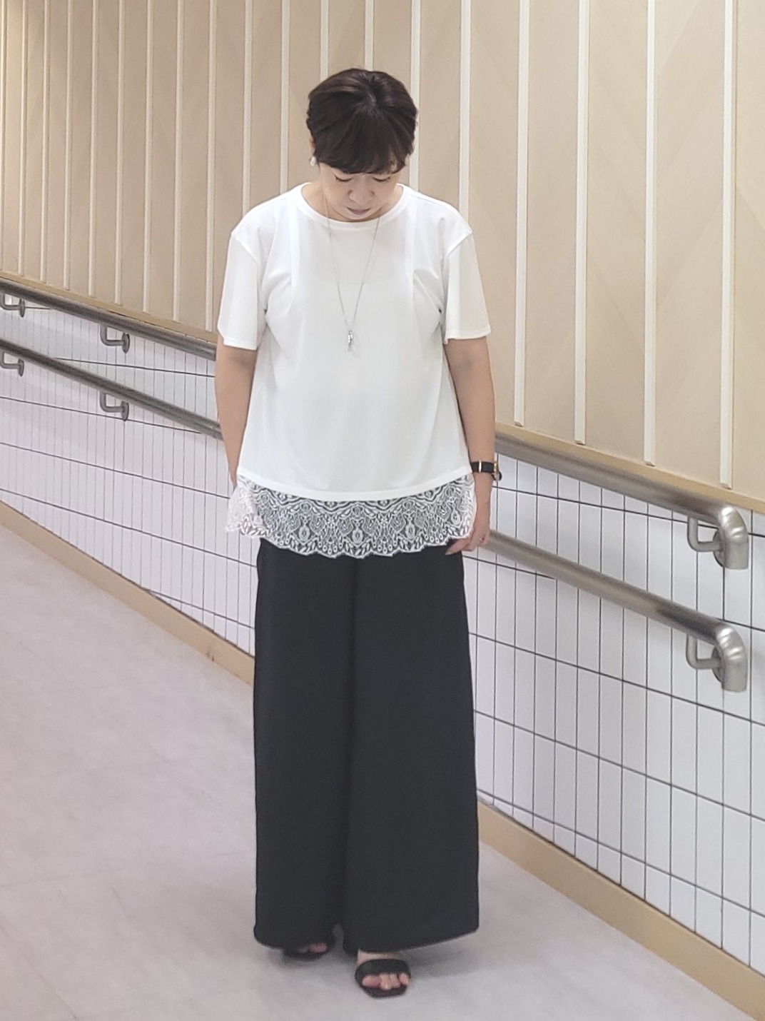 tomoさんの「COUP DE CHANCE｜【洗える】着流しカーディガン」を使ったコーディネート