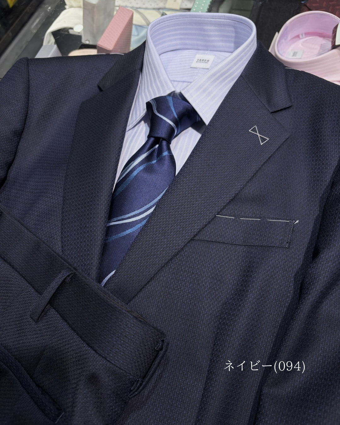 小南大和さんの「TAKEO KIKUCHI｜【Made in JAPAN】立菱（たてびし）スーツ」を使ったコーディネート