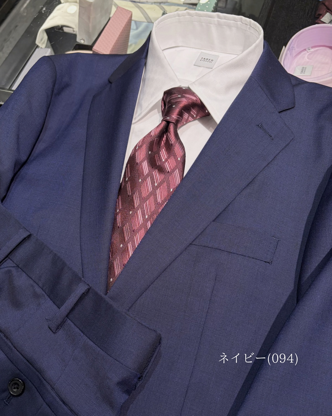 小南大和さんの「TAKEO KIKUCHI｜REDA アイスセンス（R）ピンヘッド スーツ」を使ったコーディネート