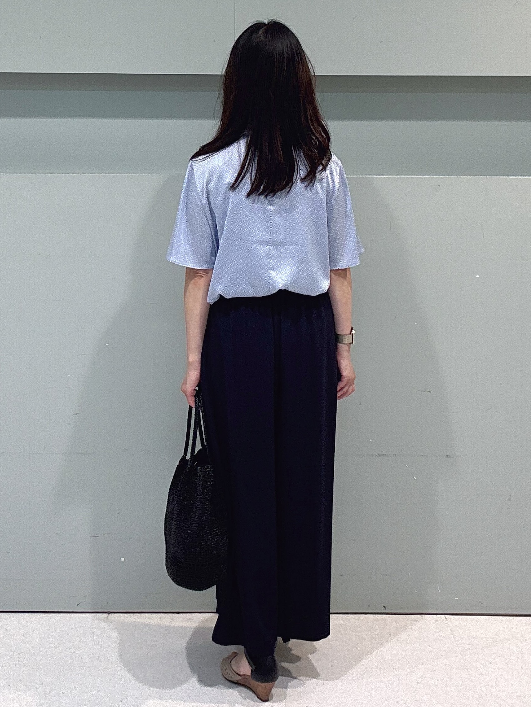 makiさんの「UNTITLED｜ダイヤジオメプリントブラウス」を使ったコーディネート