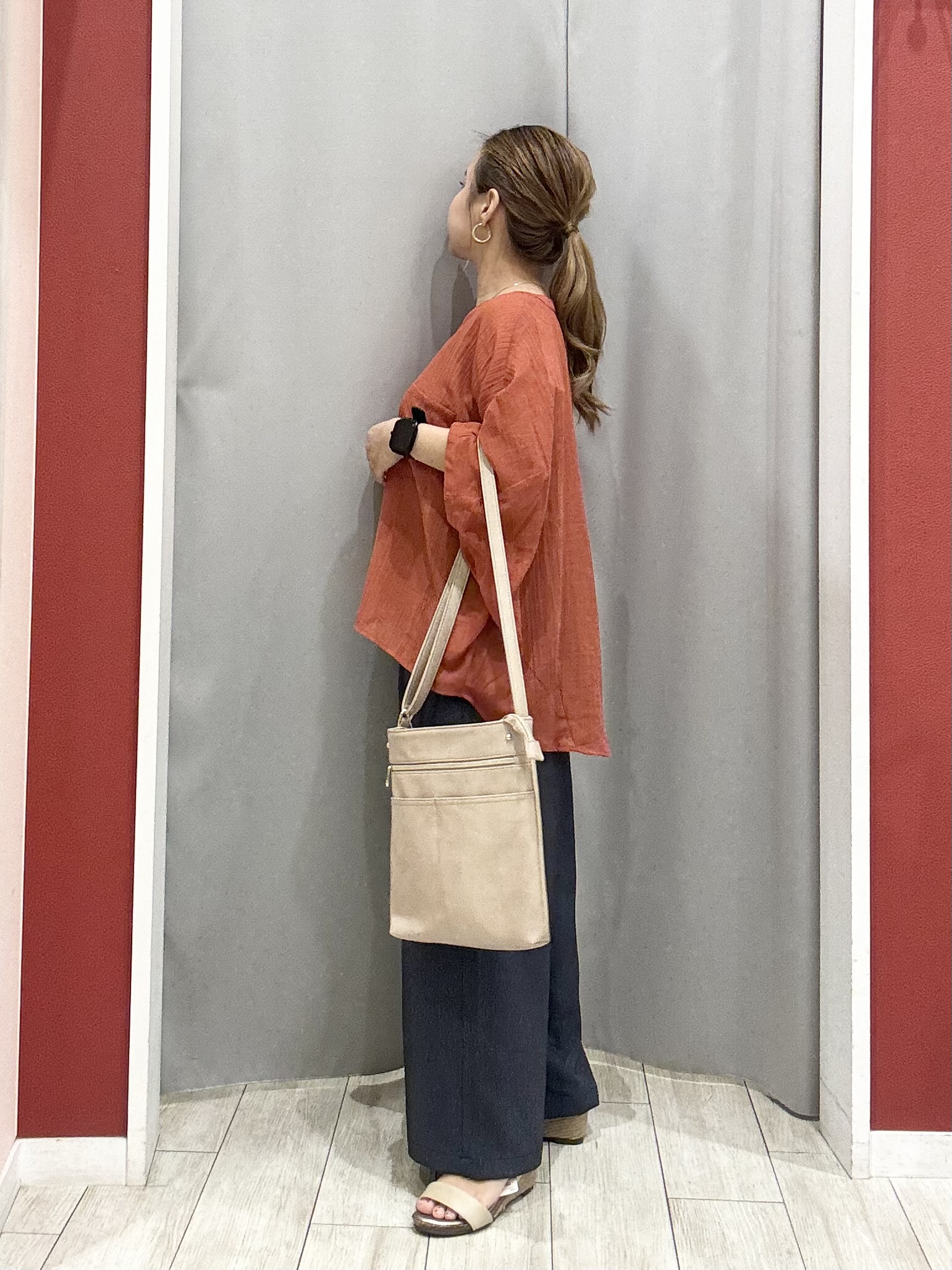 shioさんの「SHOO･LA･RUE｜シアーワッシャーポケドルマン」を使ったコーディネート