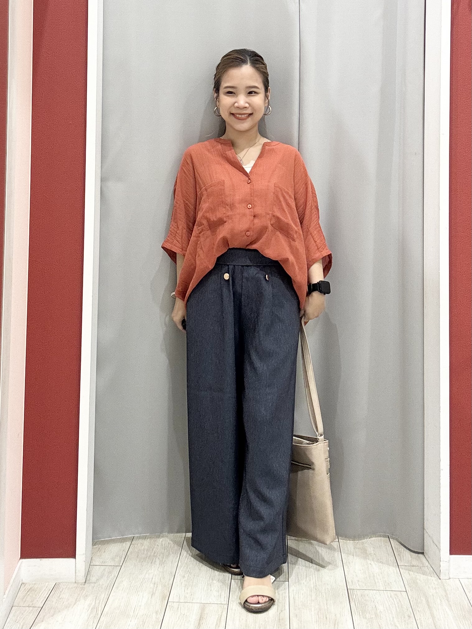 shioさんの「SHOO･LA･RUE｜シアーワッシャーポケドルマン」を使ったコーディネート