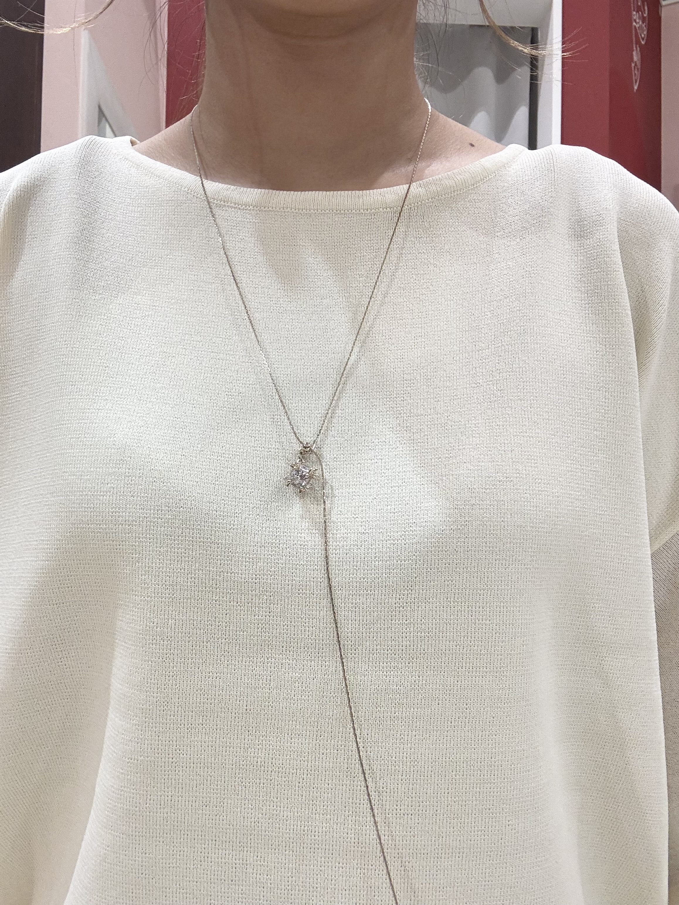 shioさんの「SHOO･LA･RUE｜【S-LL/ひんやり/洗濯機可】インせず着られる ひらり袖ニット」を使ったコーディネート