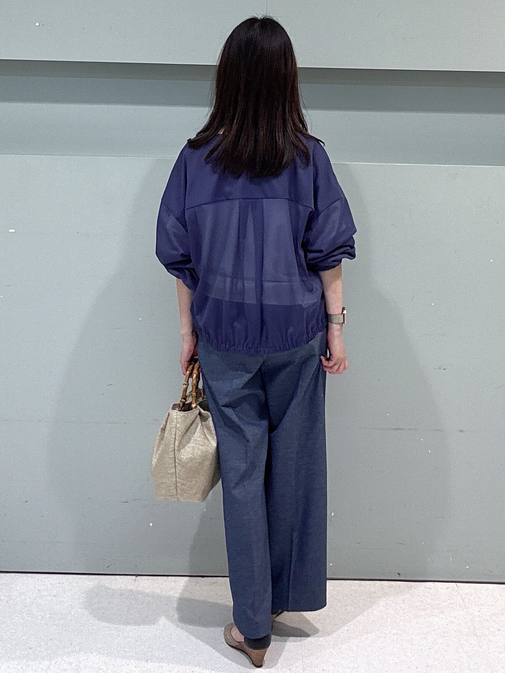 makiさんの「UNTITLED｜トリコットシアーブラウス」を使ったコーディネート