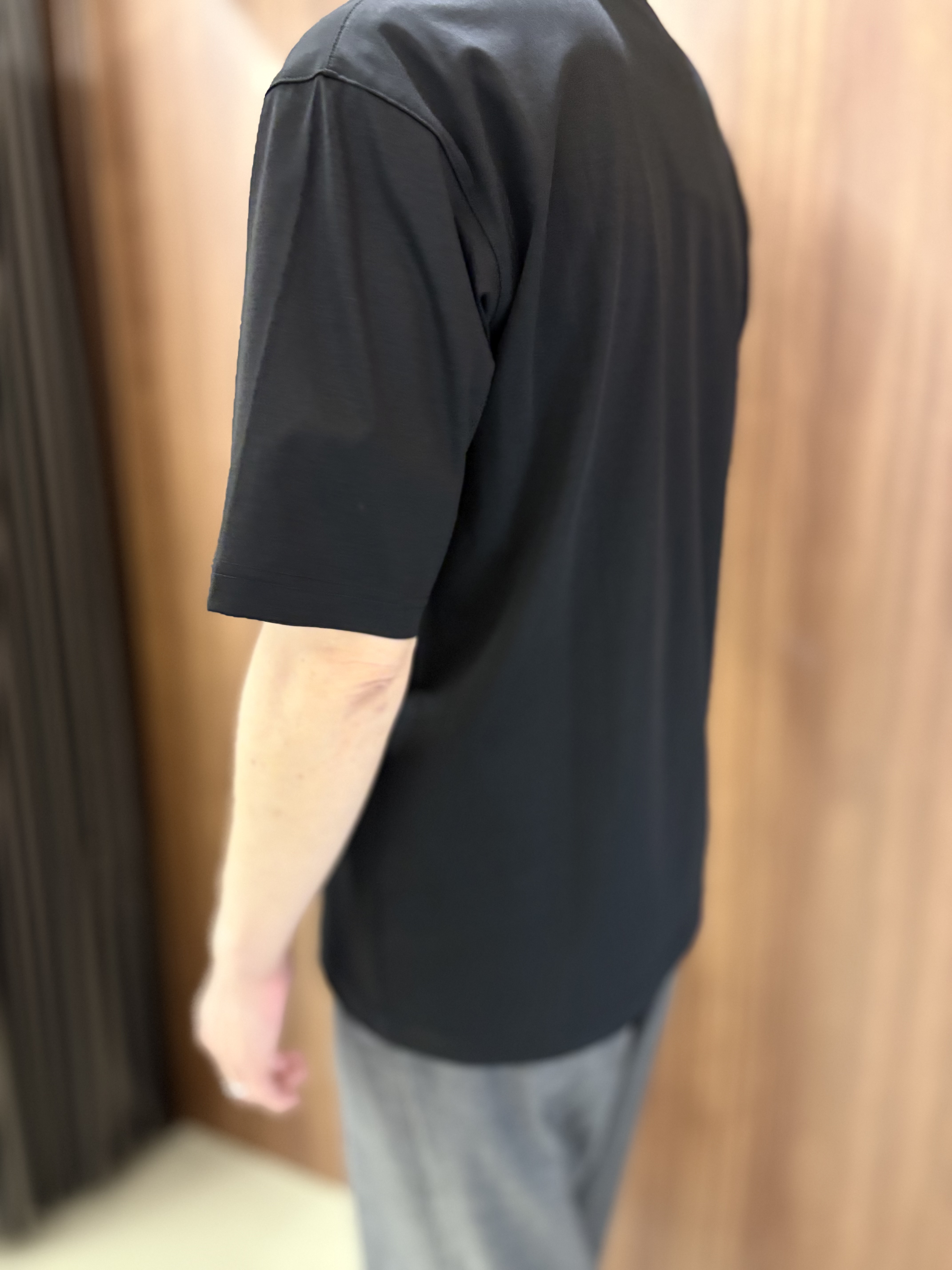 かたやまさんの「TAKEO KIKUCHI｜【BOWLER HAT LABEL】アイスクリアコットン ワンストローク 半袖Tシャツ」を使ったコーディネート