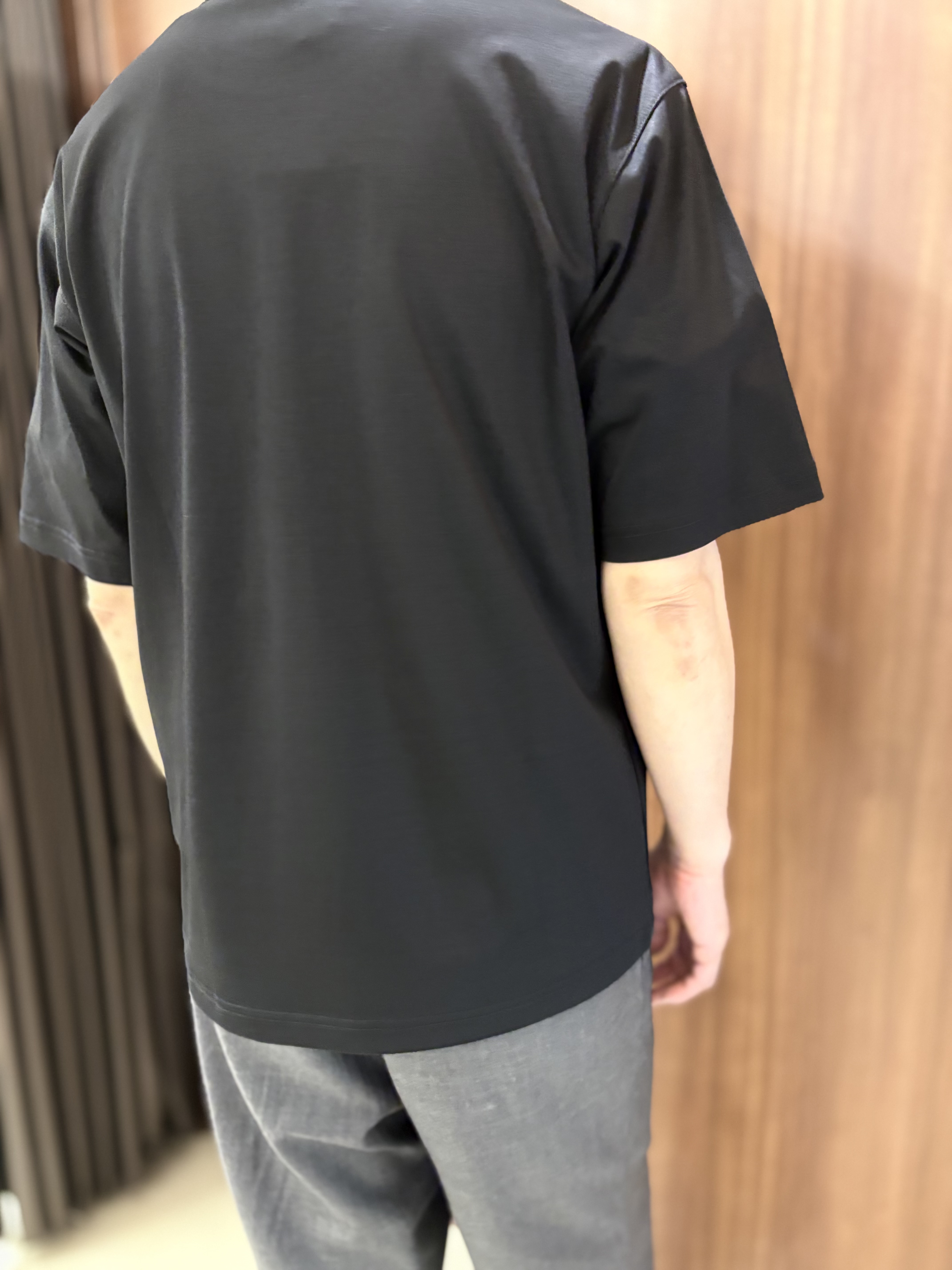かたやまさんの「TAKEO KIKUCHI｜【BOWLER HAT LABEL】アイスクリアコットン ワンストローク 半袖Tシャツ」を使ったコーディネート