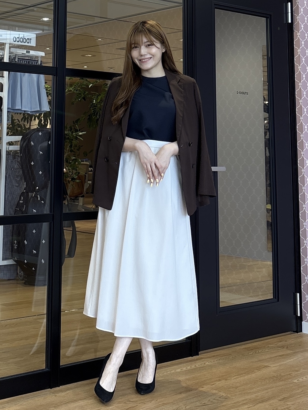 sayaさんの「COUP DE CHANCE｜【手洗い可／日本製】シアーテーラード ジャケット」を使ったコーディネート