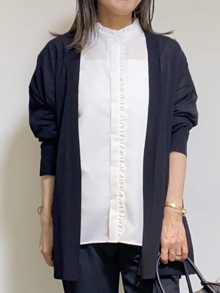 tomoさんの「UNTITLED｜コットンリネンカーディガン」を使ったコーディネート