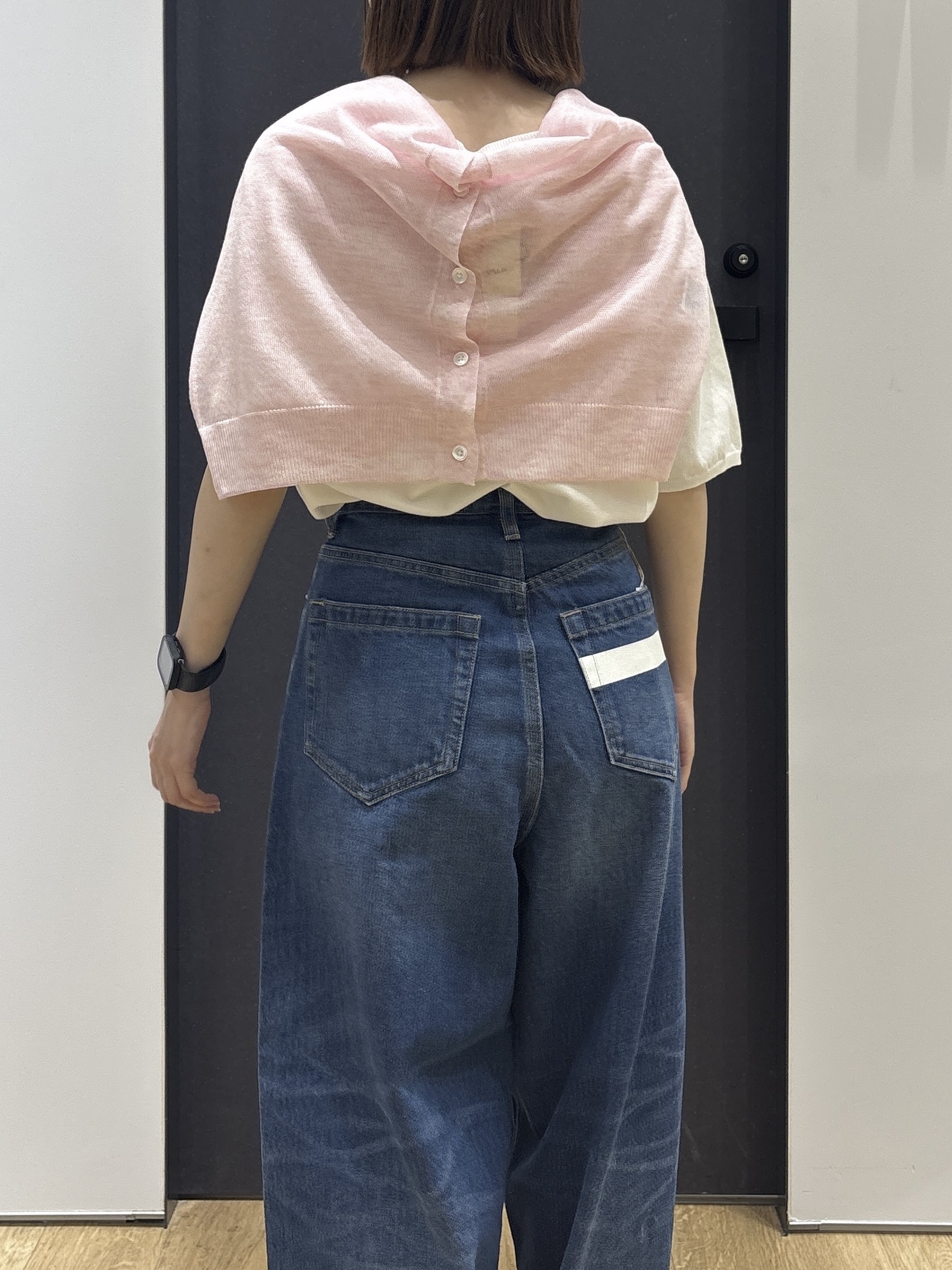 risaさんの「Dessin｜【9色展開/接触冷感/UVカット】ドライタッチサマーニットT」を使ったコーディネート