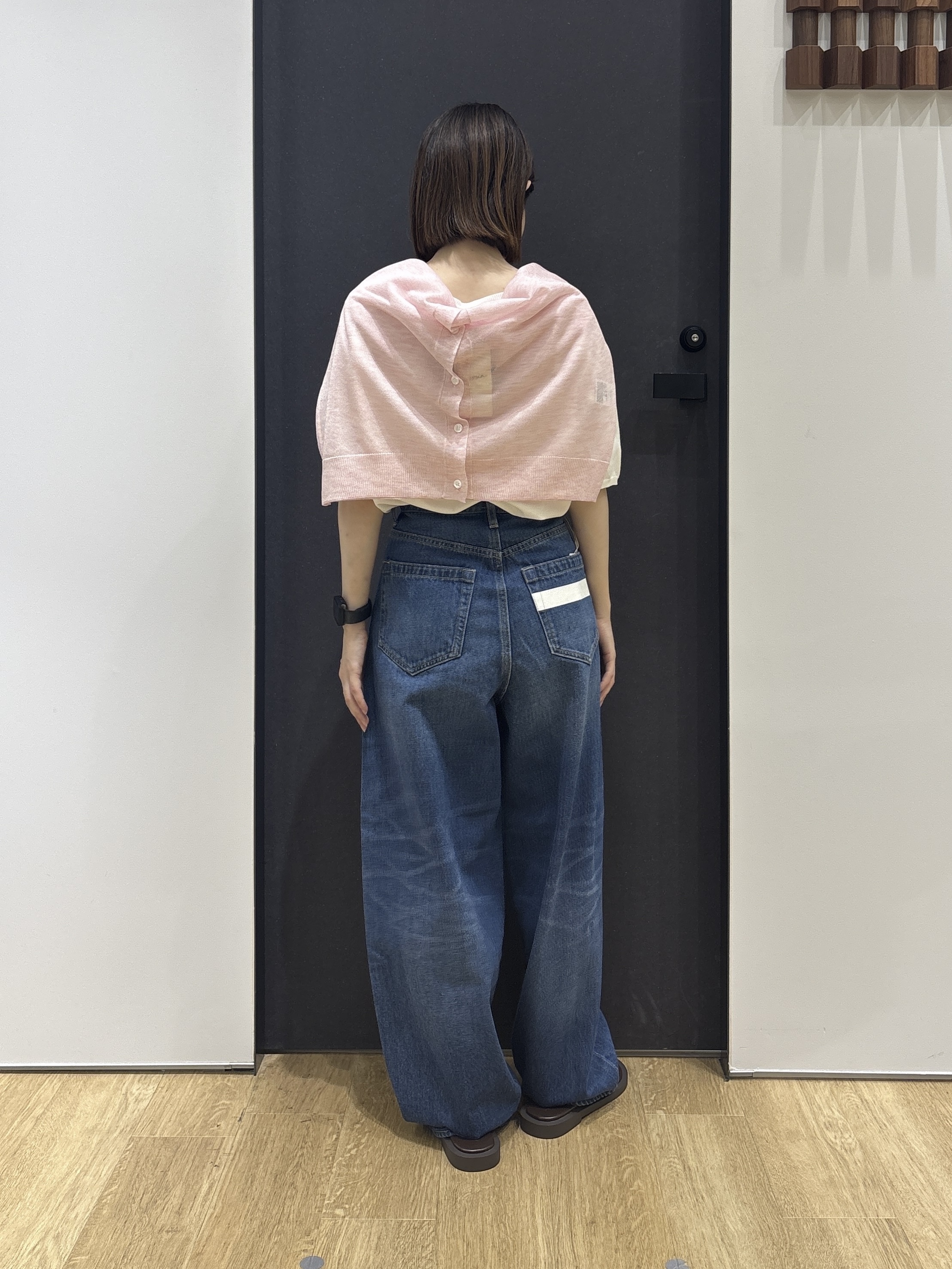 risaさんの「Dessin｜【9色展開/接触冷感/UVカット】ドライタッチサマーニットT」を使ったコーディネート