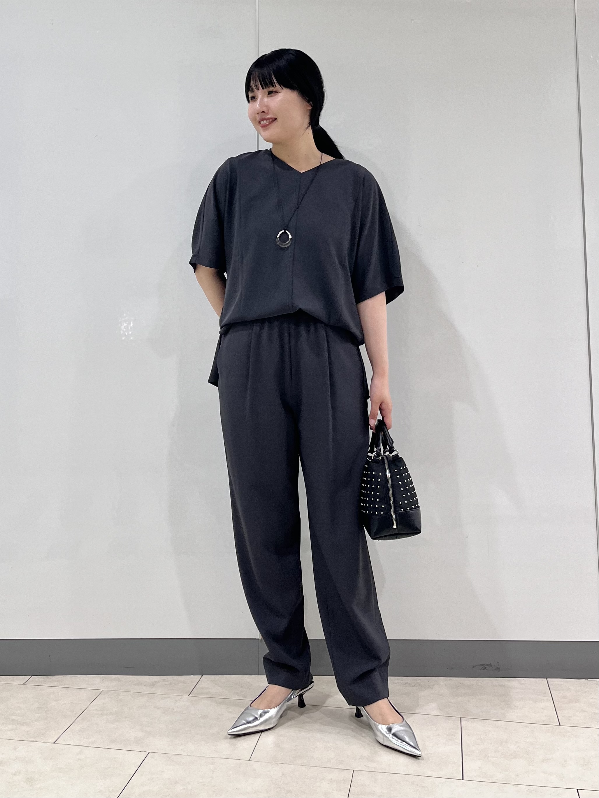 hasuさんの「INDIVI｜【着る日傘】ドルマントップス」を使ったコーディネート