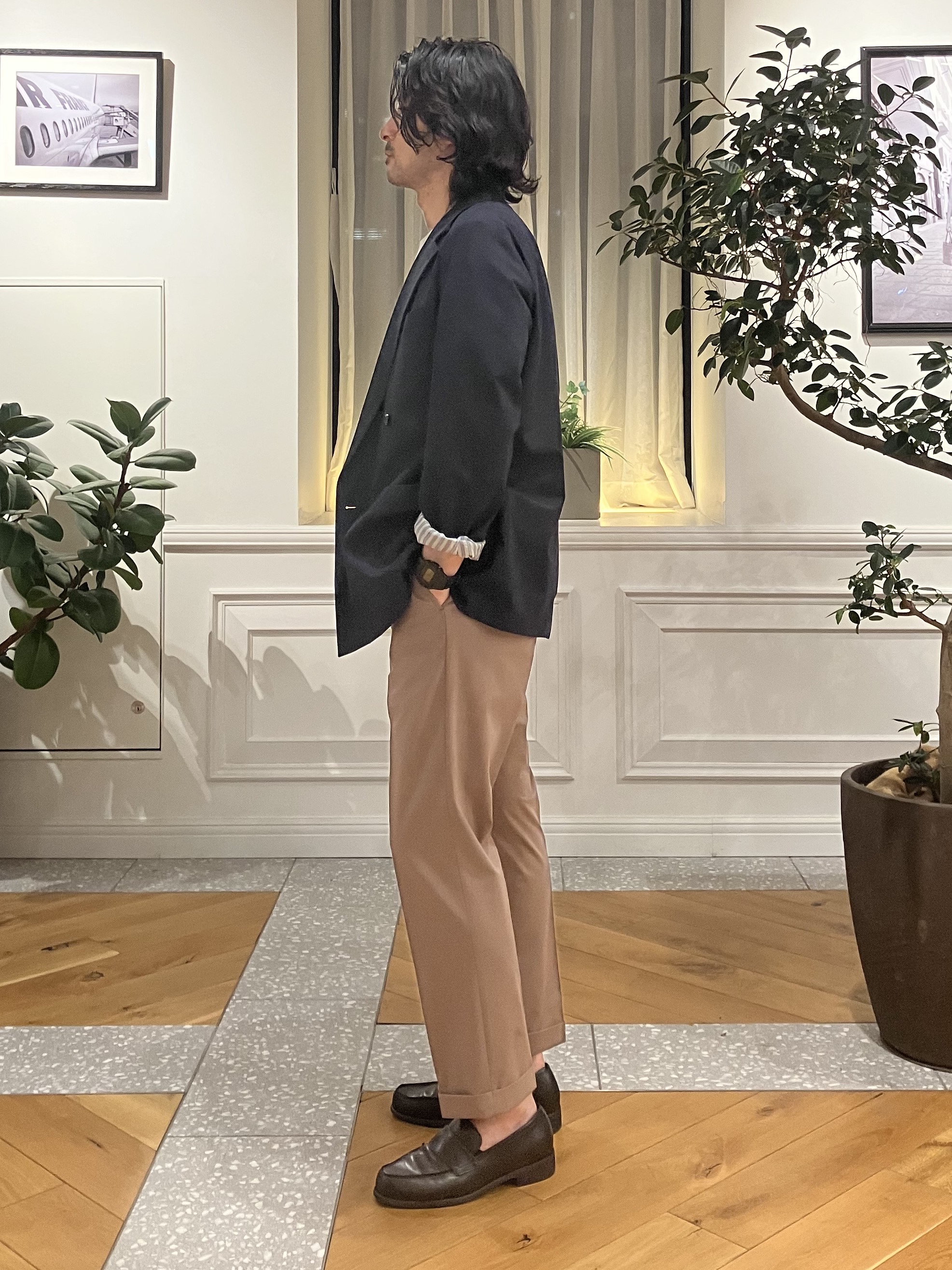 junyaさんの「DRESSTERIOR｜【セットアップ可】クールタッチ クイックドライ イージージャケット」を使ったコーディネート