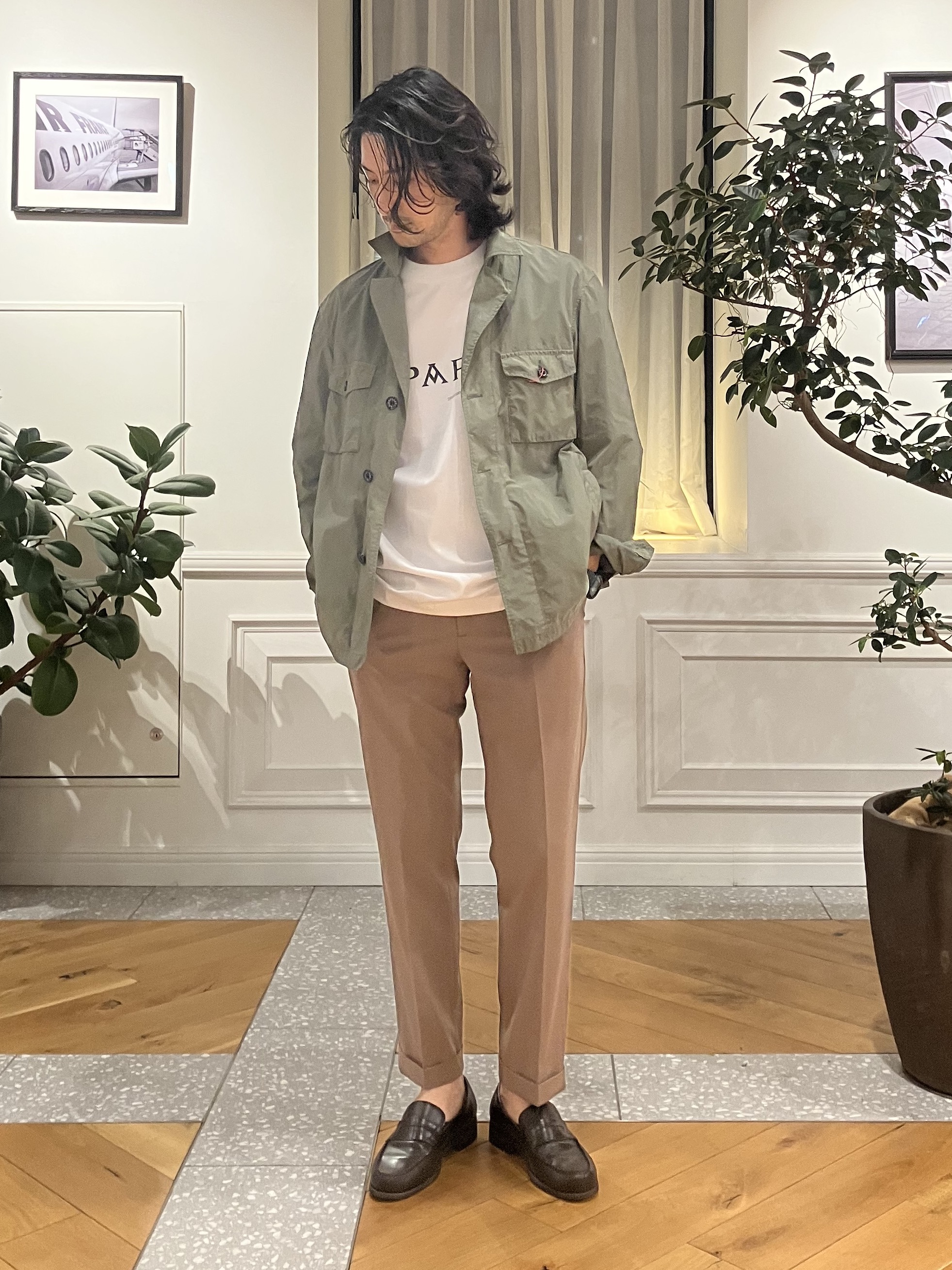 junyaさんの「DRESSTERIOR｜【ウォッシャブル】ガーメントダイ M65フィールドジャケット」を使ったコーディネート