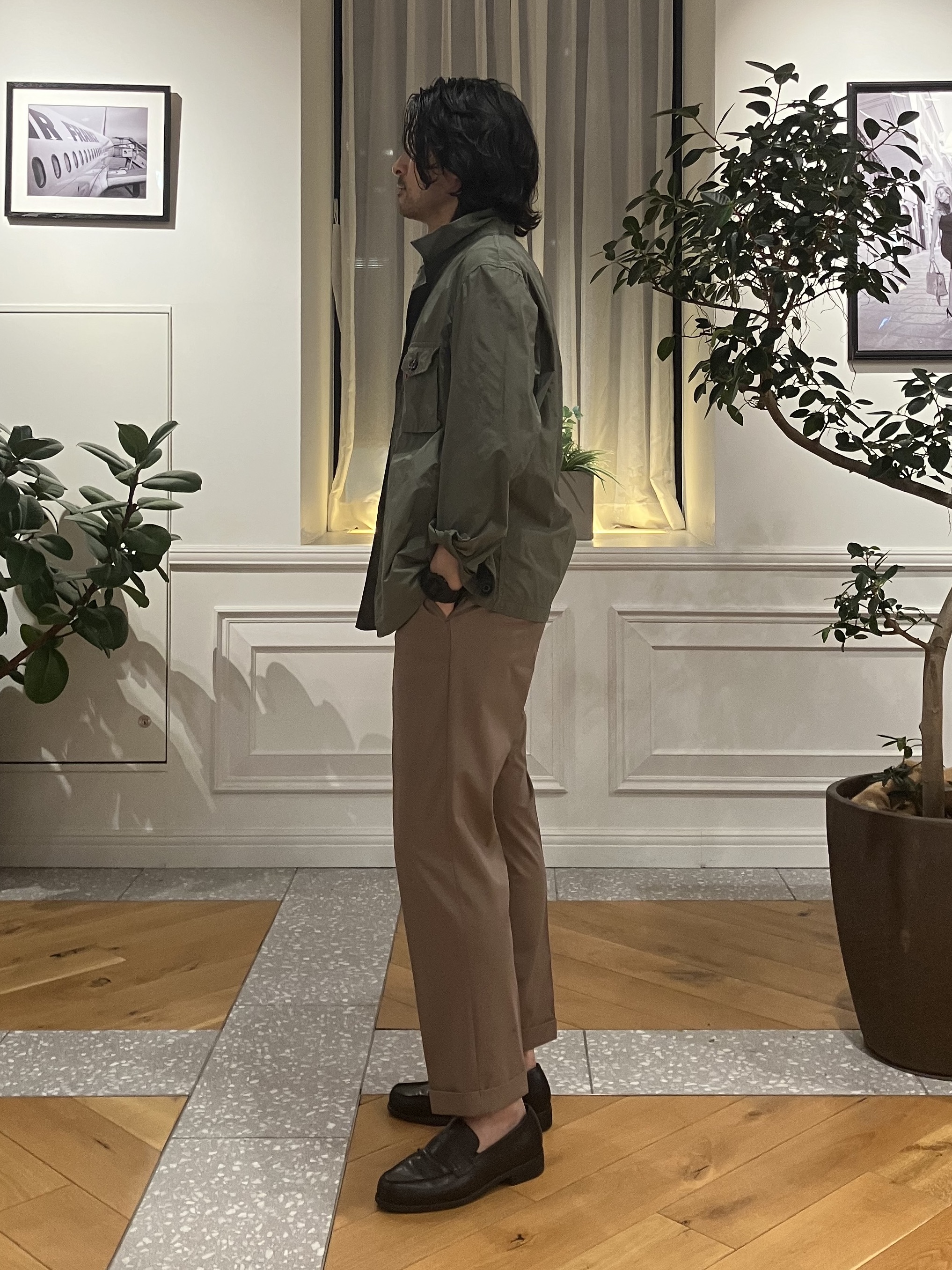 junyaさんの「DRESSTERIOR｜【ウォッシャブル】ガーメントダイ M65フィールドジャケット」を使ったコーディネート