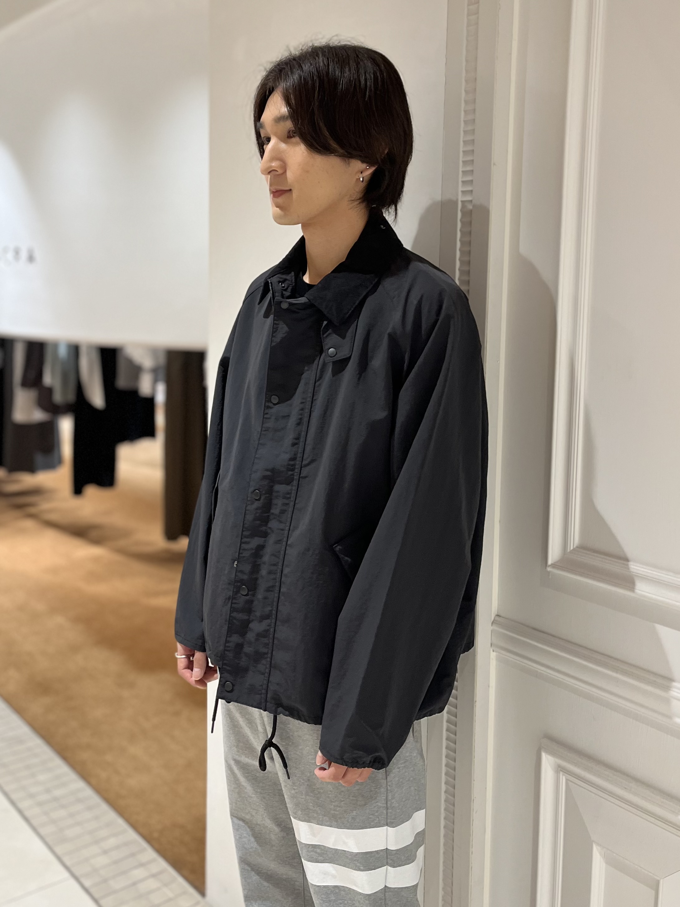 Watanabeさんの「DRESSTERIOR｜【接触冷感／抗菌防臭／消臭】ICE CLEAR COTTON フロッグオーバーフィットTシャツ」を使ったコーディネート
