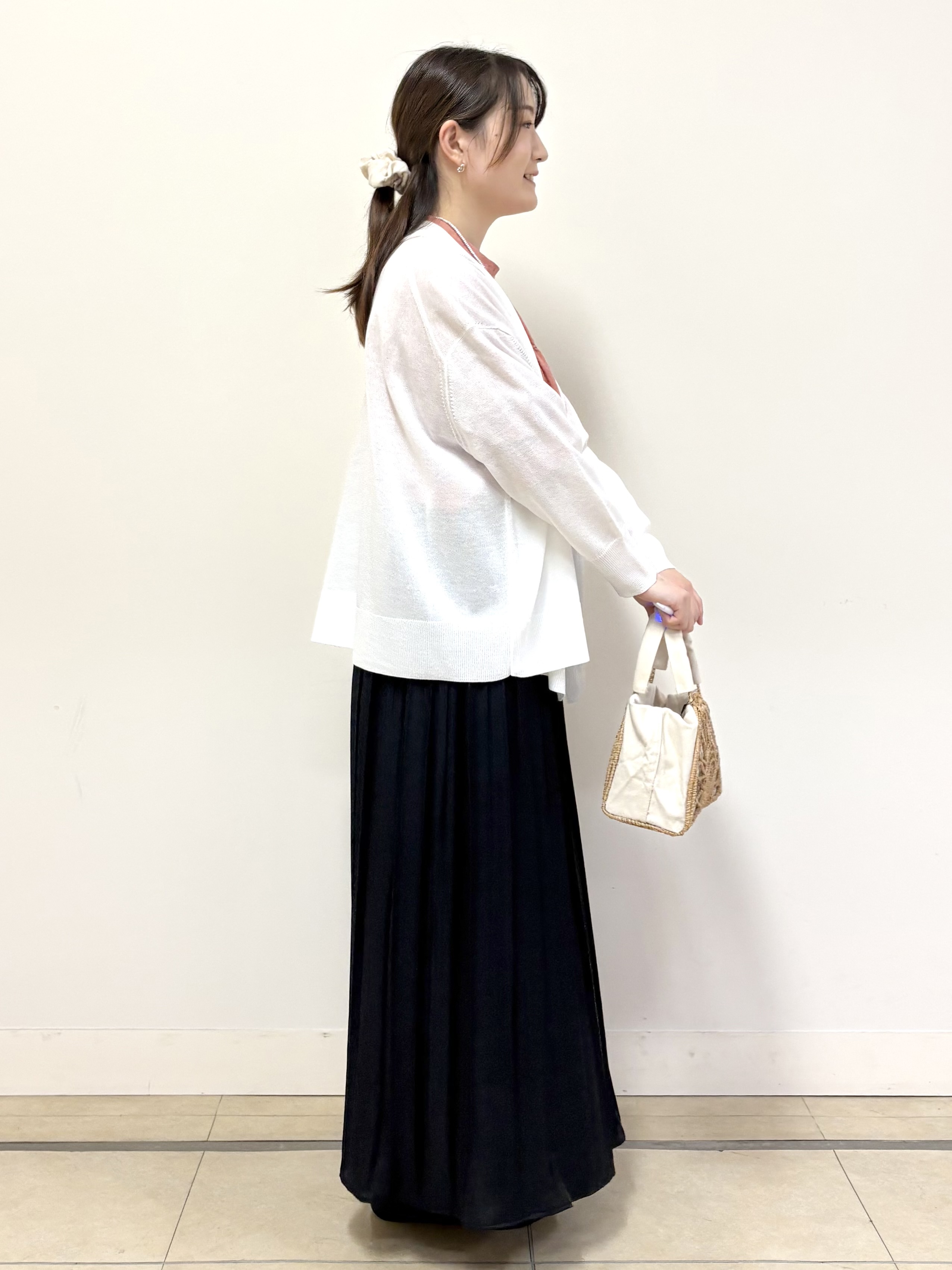 mikiさんの「Reflect｜【冷房対策に◎】すっきり見え着流しカーディガン」を使ったコーディネート