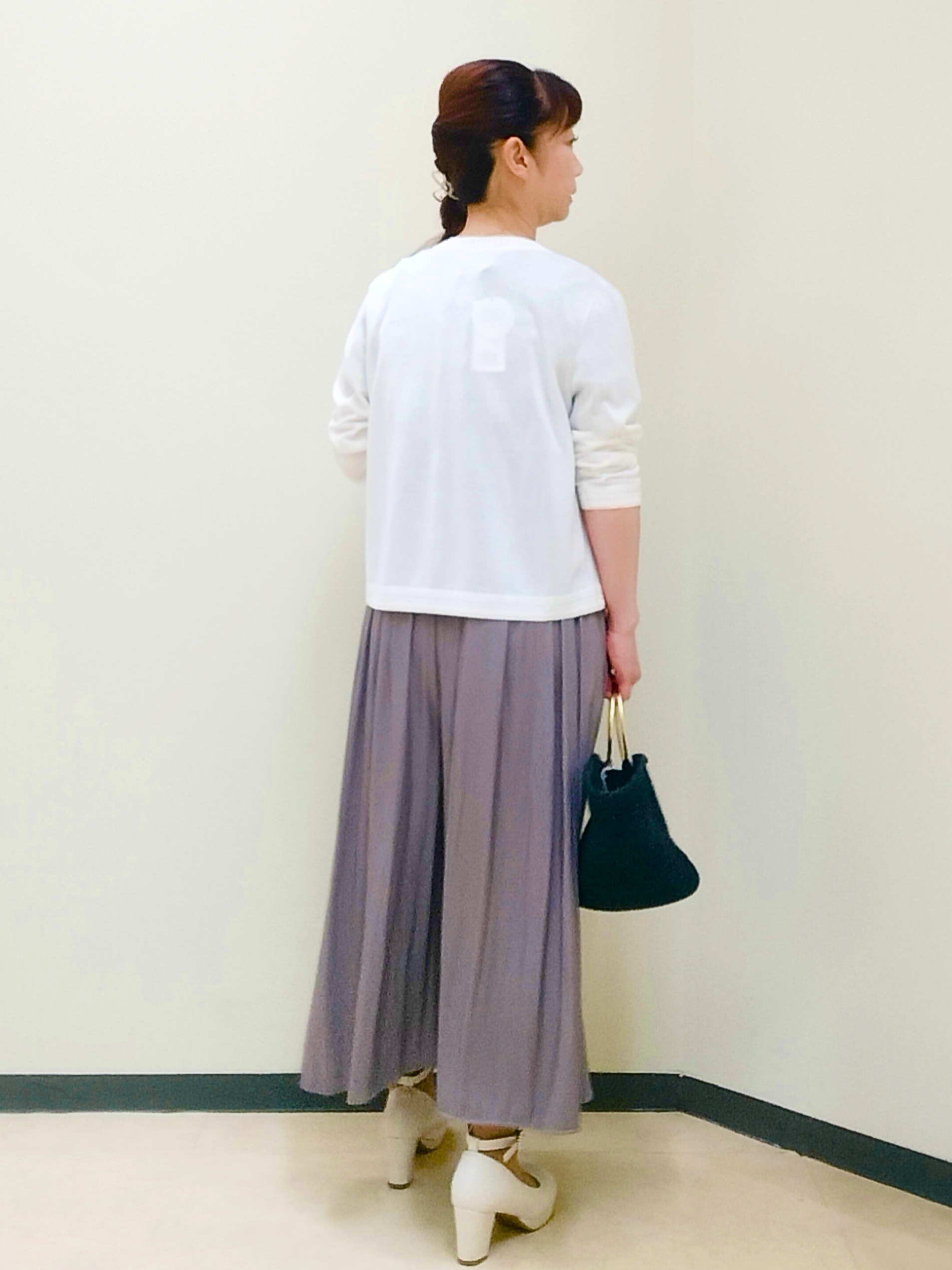 花さんの「Reflect｜七分袖ニットカーディガン」を使ったコーディネート