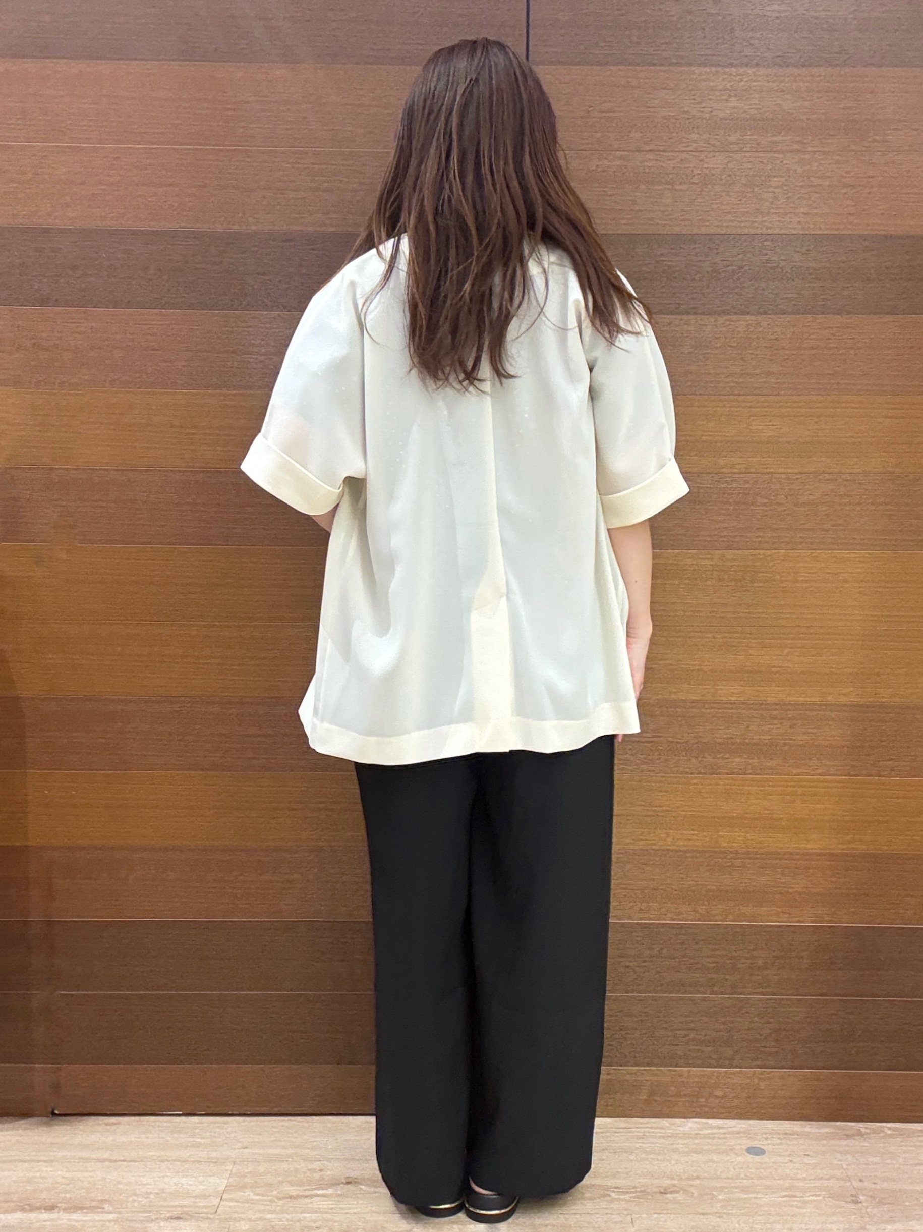 maichiさんの「OPAQUE.CLIP｜【接触冷感／吸水速乾／防シワ】リネンライクテーラードジャケット《洗濯機OK》」を使ったコーディネート