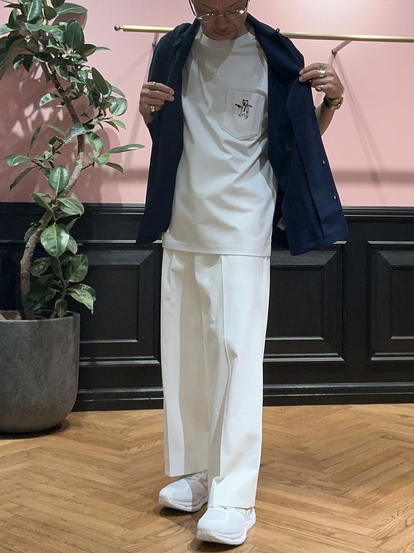 torigoeさんの「DRESSTERIOR｜LACOSTE（ラコステ）WOVEN SHIRT｜Tシャツ」を使ったコーディネート