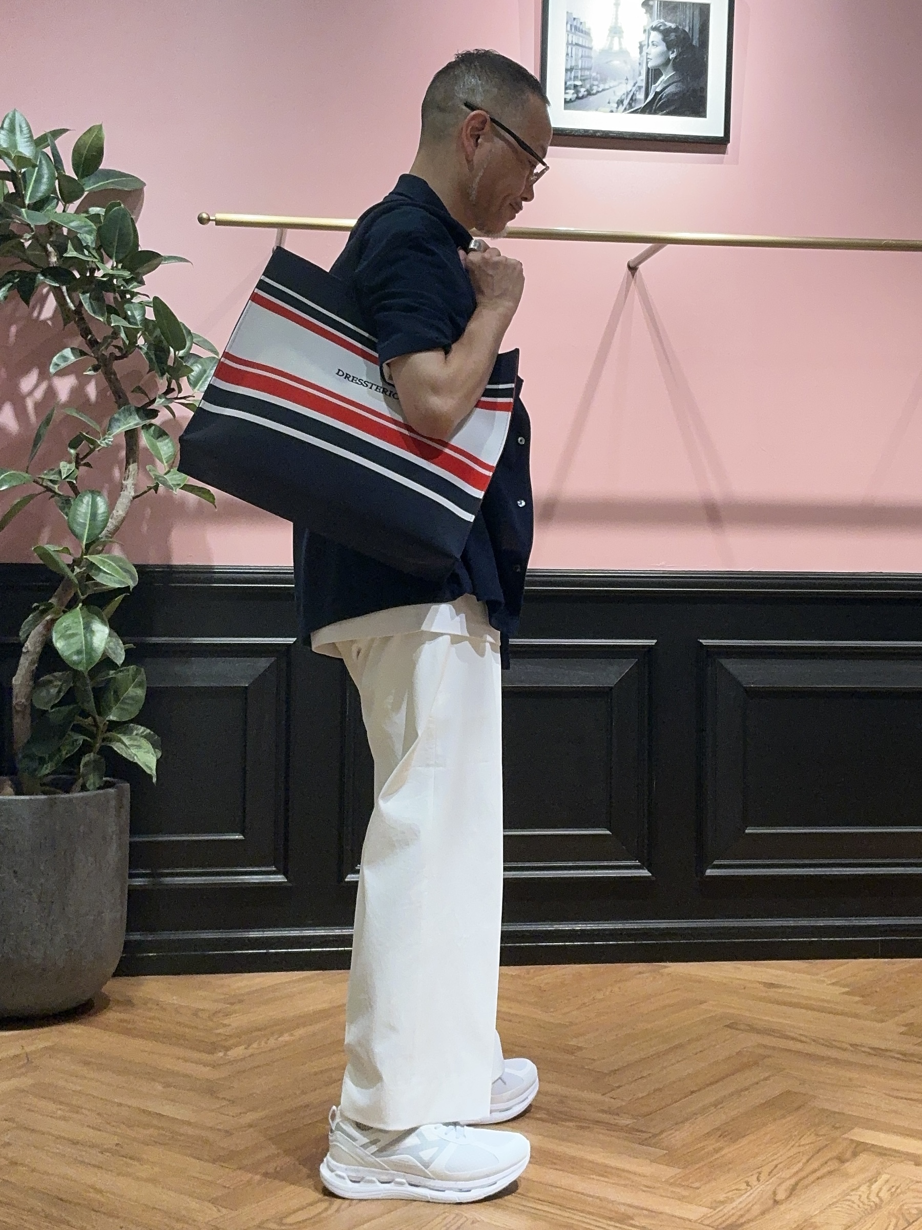 torigoeさんの「DRESSTERIOR｜LACOSTE（ラコステ）WOVEN SHIRT｜Tシャツ」を使ったコーディネート